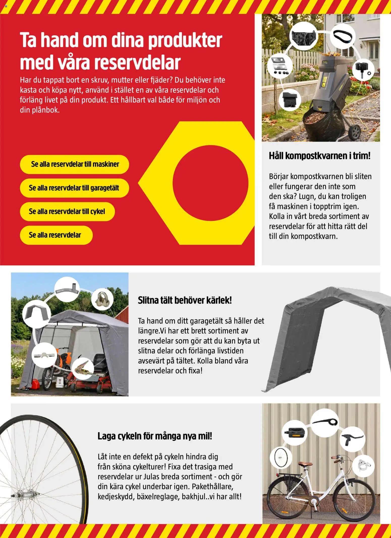 Jula reklamblad aktuell från 20/08/2026 | Sida: 5 | Produkter: Tält, Cykel, Häll