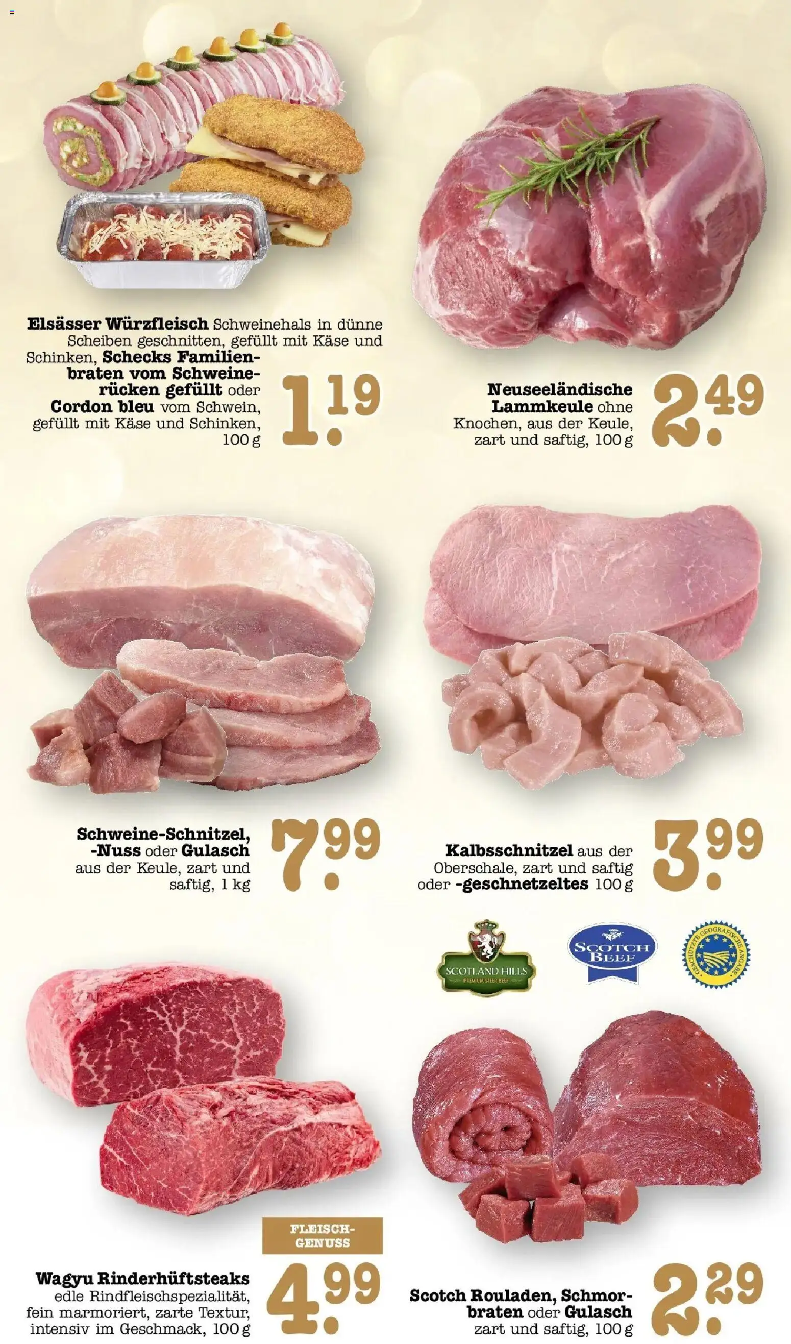 E center Prospekt Kuppenheim-Oberndorf (ab 14.09.2026) zum Blättern | Seite: 13 | Produkte: Lammkeule, Käse, Gulasch, Fleisch