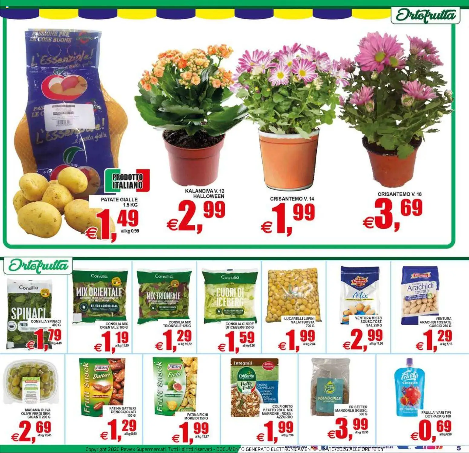 Volantino Pewex del 23/10/2026 | Pagina: 5 | Prodotti: Fagioli, Spinaci, Piatto, Farro