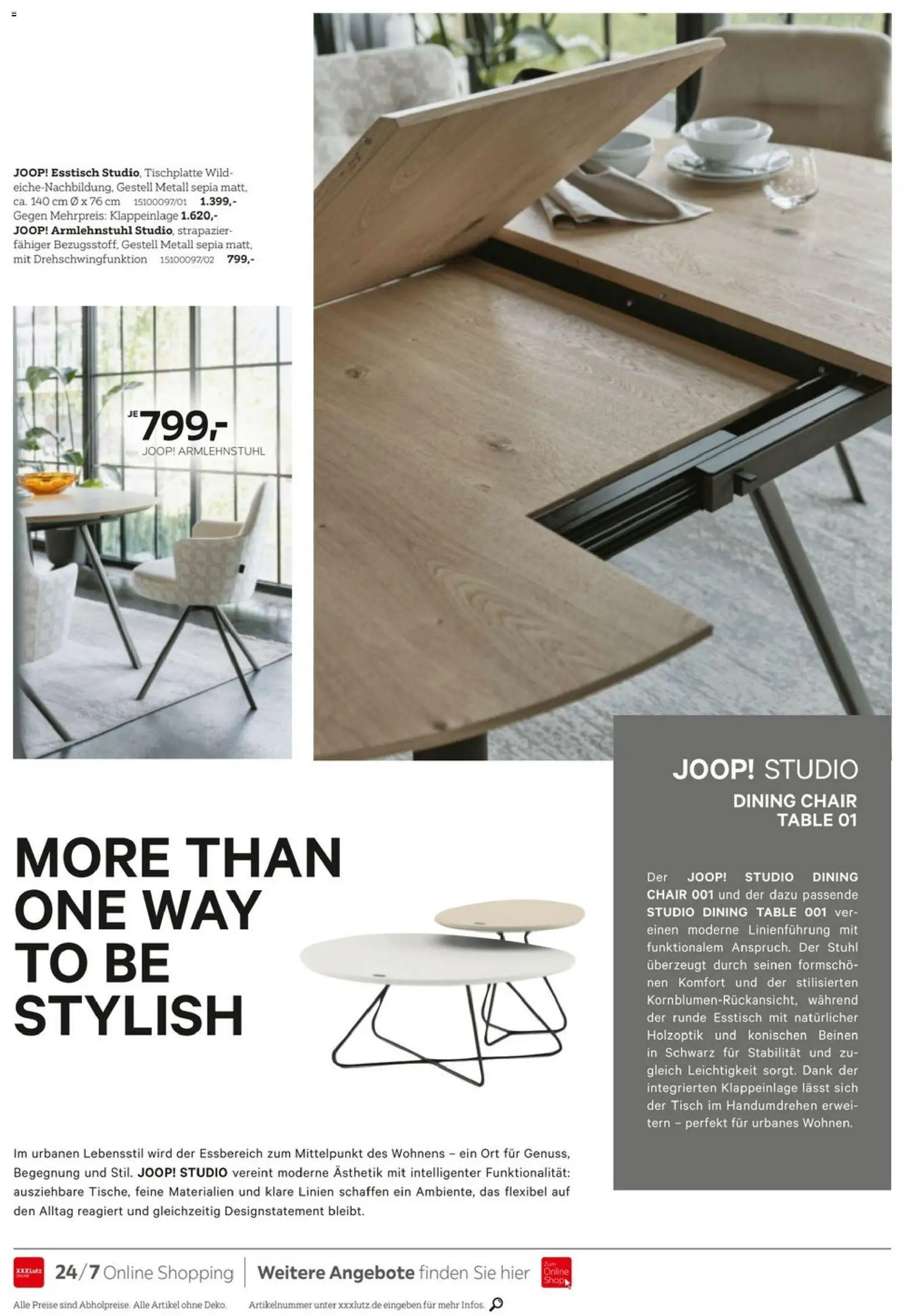 XXXLutz Home Collections – gültig ab 15.08.2026 | Seite: 14 | Produkte: Esstisch, Tisch, Stuhl