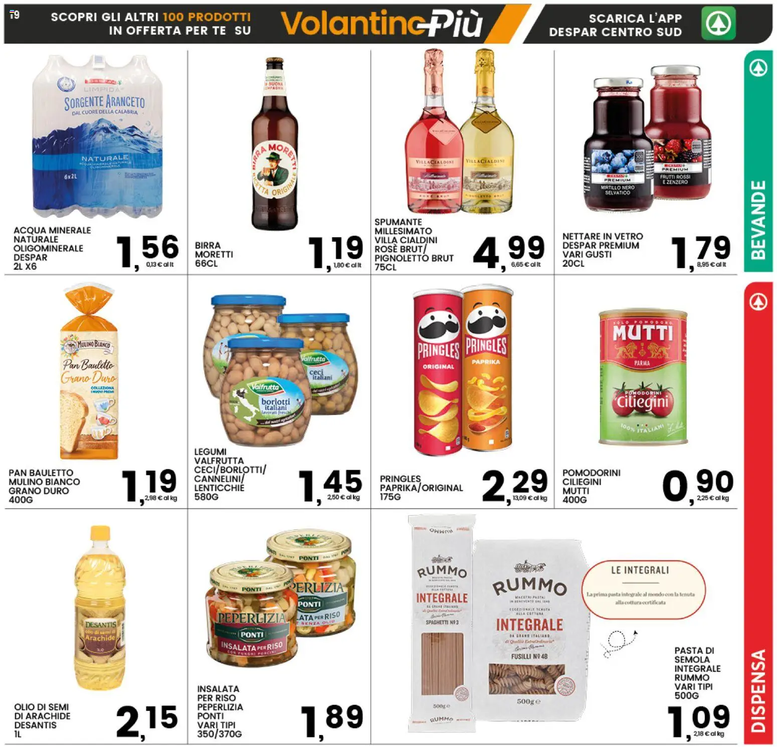 Volantino Interspar del 18.05.2026 | Pagina: 19 | Prodotti: Pomodorini, Lenticchie, Olio, Spumante