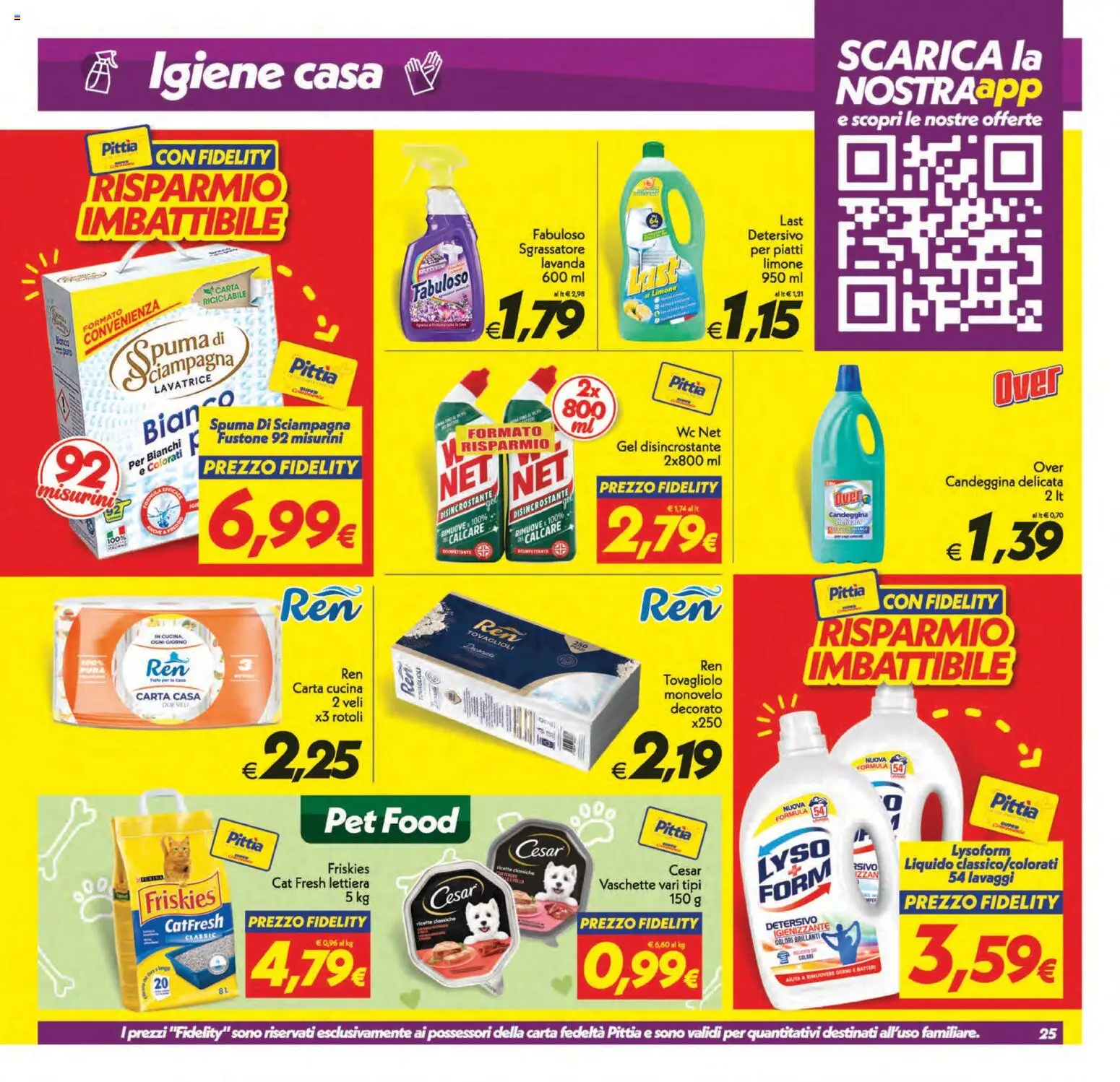 Volantino SuperConveniente del 31/07/2026 | Pagina: 25 | Prodotti: Candeggina, Limone, Lavatrice, Lavanda