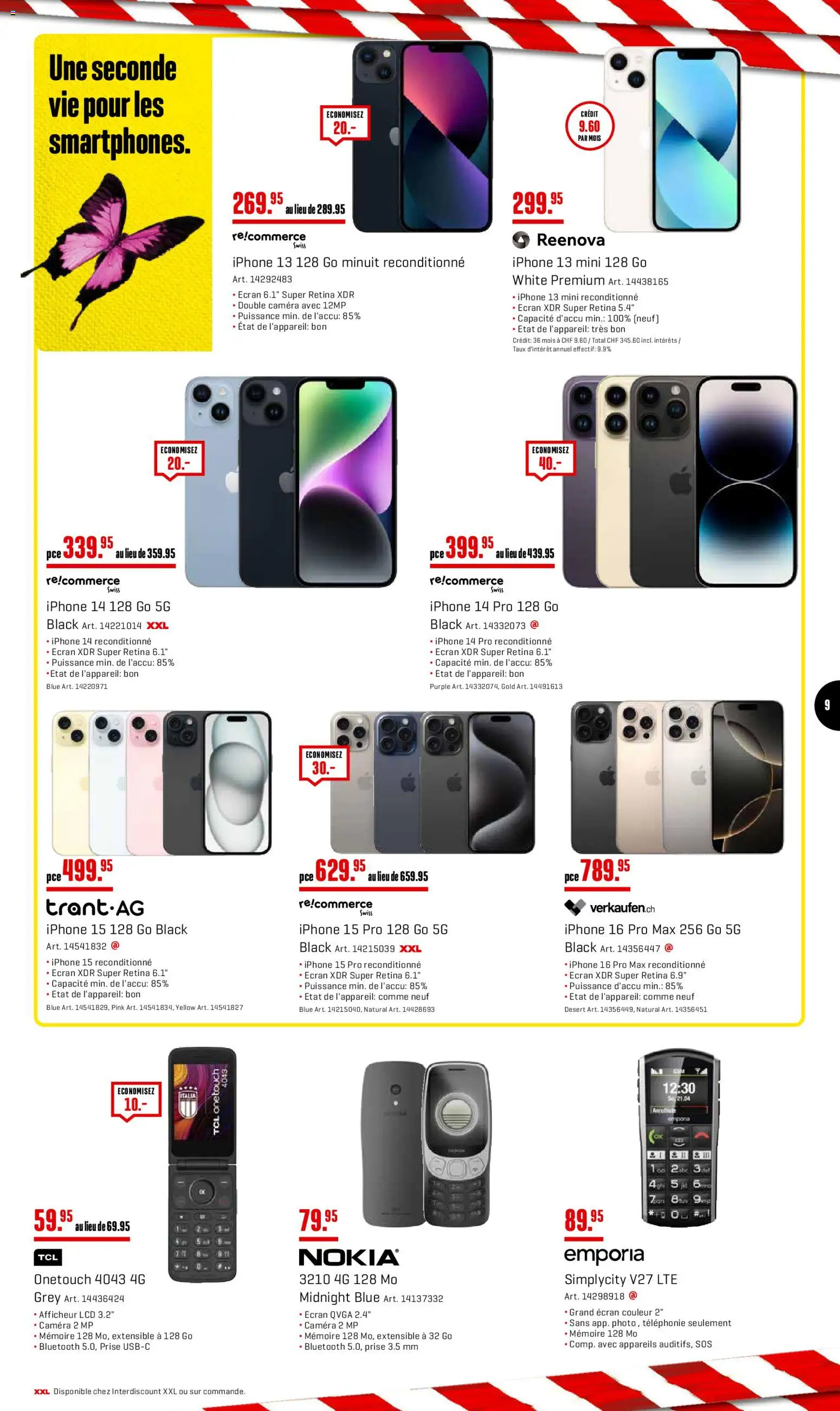 Interdiscount aktionen FR – gültig ab 21.09.2026 | Seite: 9 | Produkte: Iphone