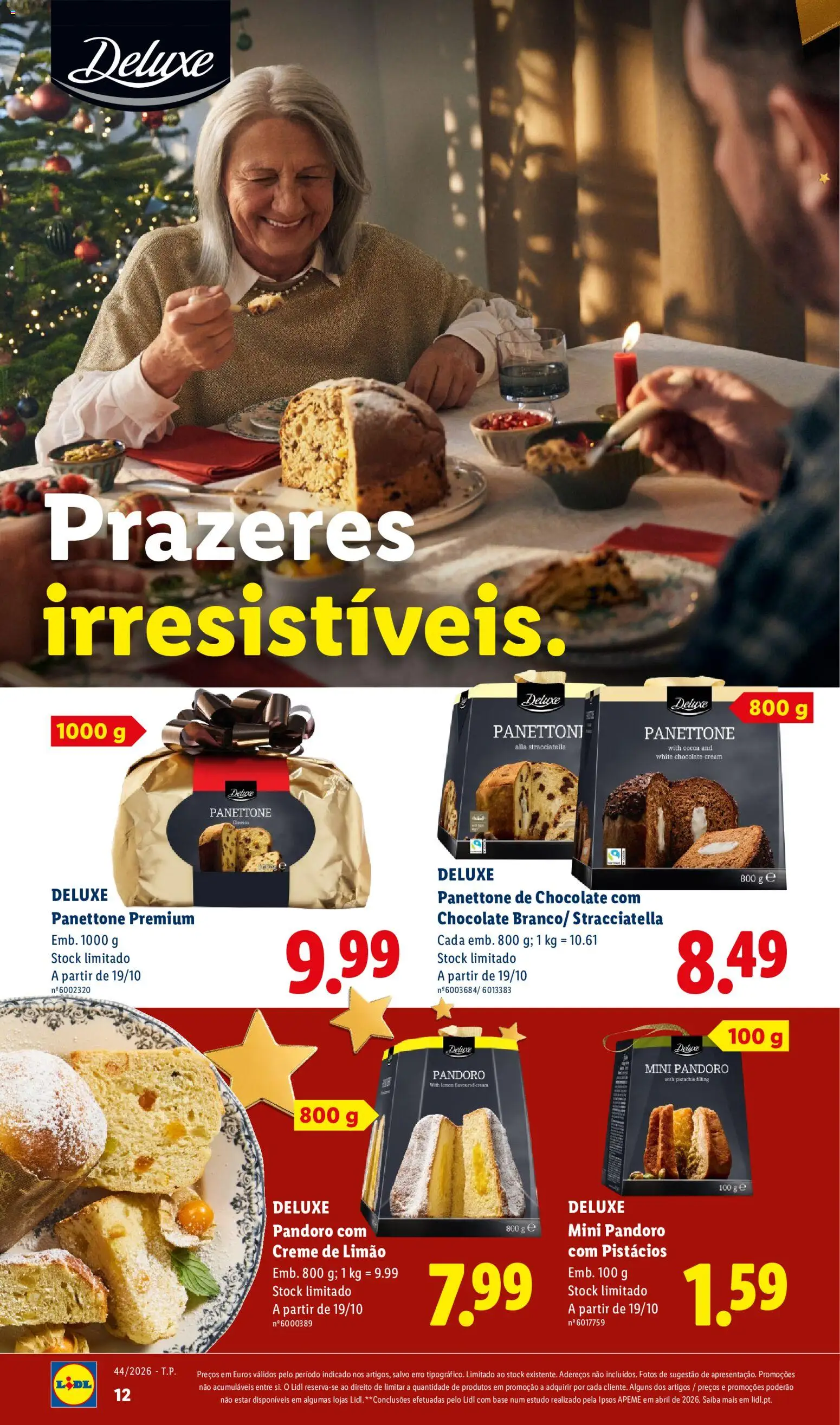 Lidl Folheto Especial Natal │ válido de 26/10/2026 | Página: 12 | Produtos: Base, Chocolate, Creme