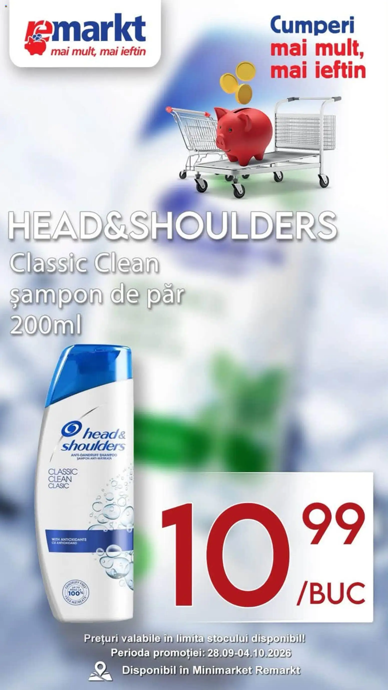Noul catalog Remarkt – valabil de la 28.09.2026 | Pagină: 4 | Produse: Clean, Șampon