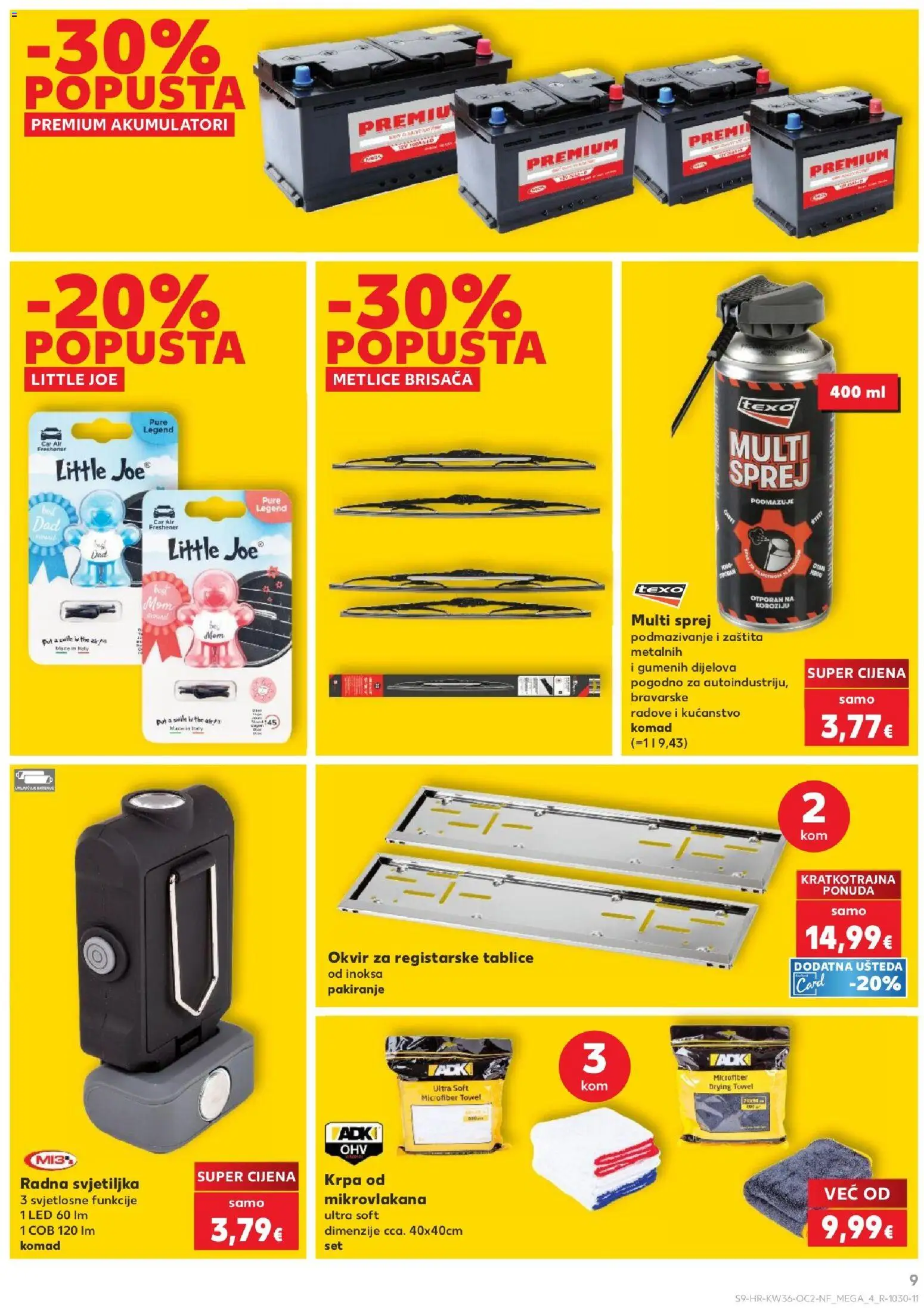Kaufland katalog | vrijedi od 02.09.2026 | Stranica: 9 | Proizvodi: Svjetiljka, Krpa, Led, Krpa od mikrovlakana