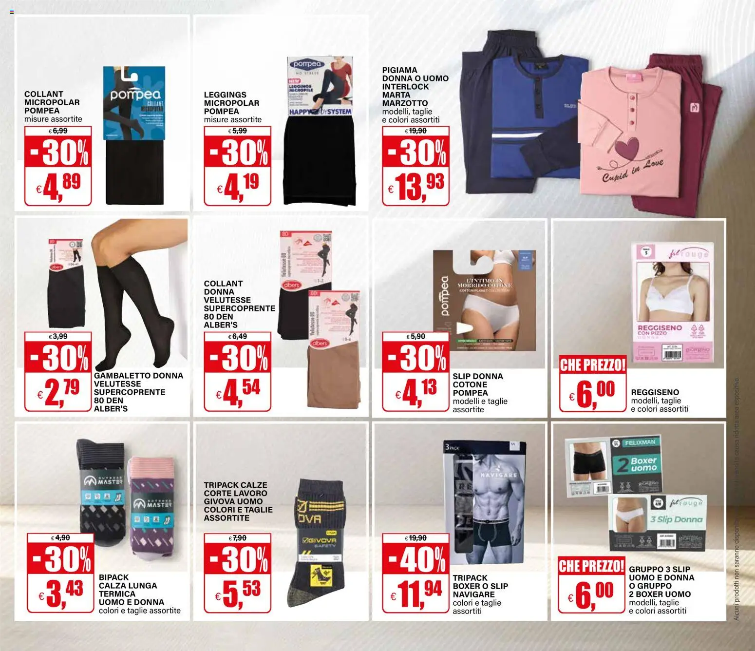 Volantino Il Gigante del 22/10/2026 | Pagina: 41 | Prodotti: Reggiseno, Pigiama, Slip, Collant