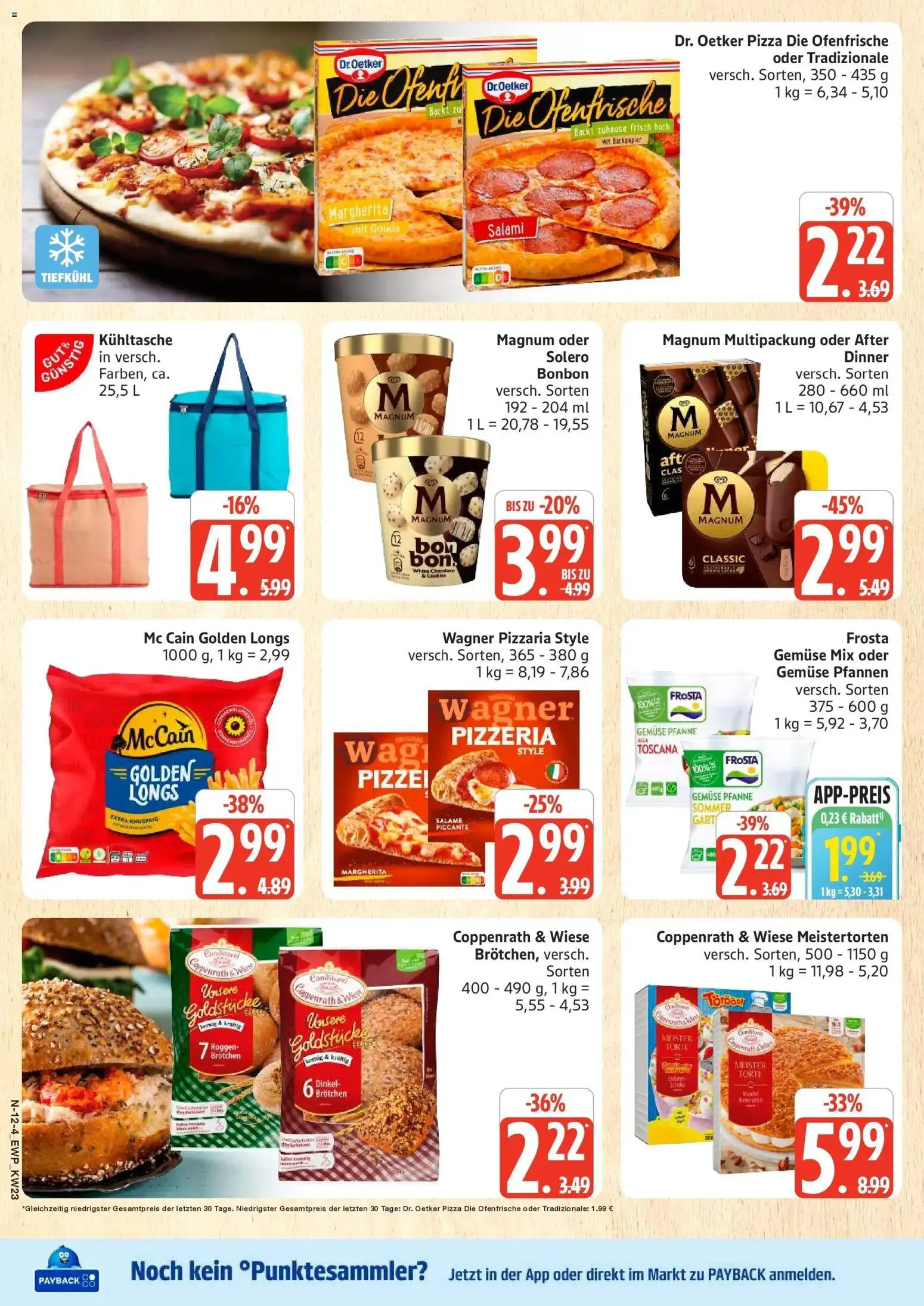 Edeka prospekt Rostock – gültig ab 01.06.2026 | Seite: 12 | Produkte: Ofenfrische, Gemüse, Salami, Pizza