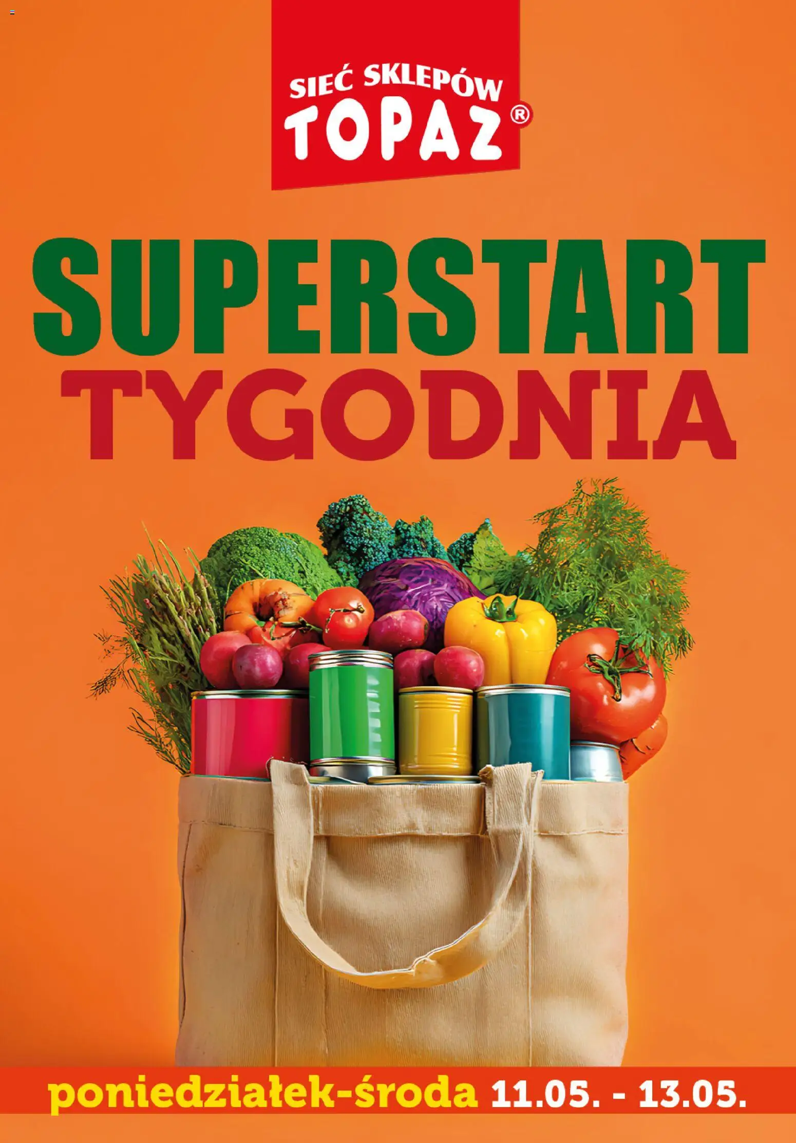 Topaz gazetka - Superstart tygodnia od 11.05.2026 | Strona: 1