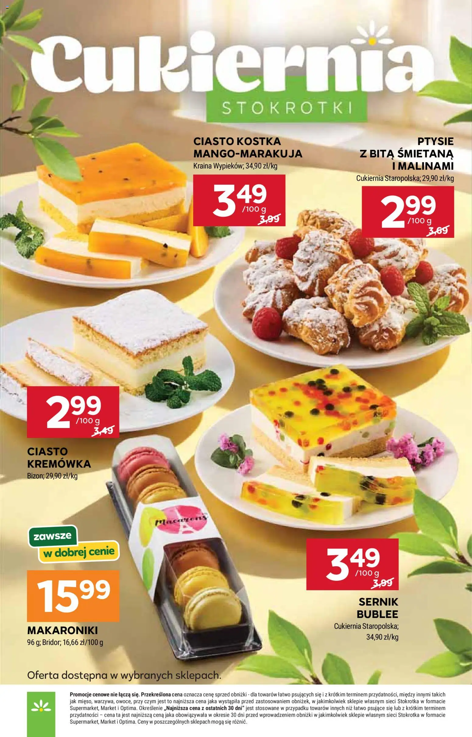 Stokrotka gazetka od 28.05.2026 | Strona: 10 | Produkty: Stokrotka, Ciasto, Śmietana