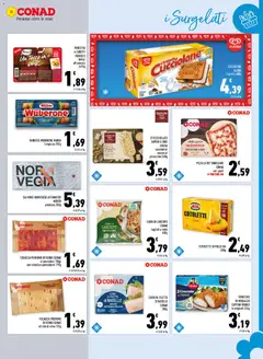 Anteprima del volantino STECCO GELATO SAPORI & IDEE CONAD caramello/nocciola/pistacchio, Stecco gelato Sapori & Idee Conad caramello/nocciola/pistacchio 260g valido a partire dal 20.05.2026 | Pagina: 11 | Prodotti: Pollo, Merluzzo, Focaccia, Wurstel