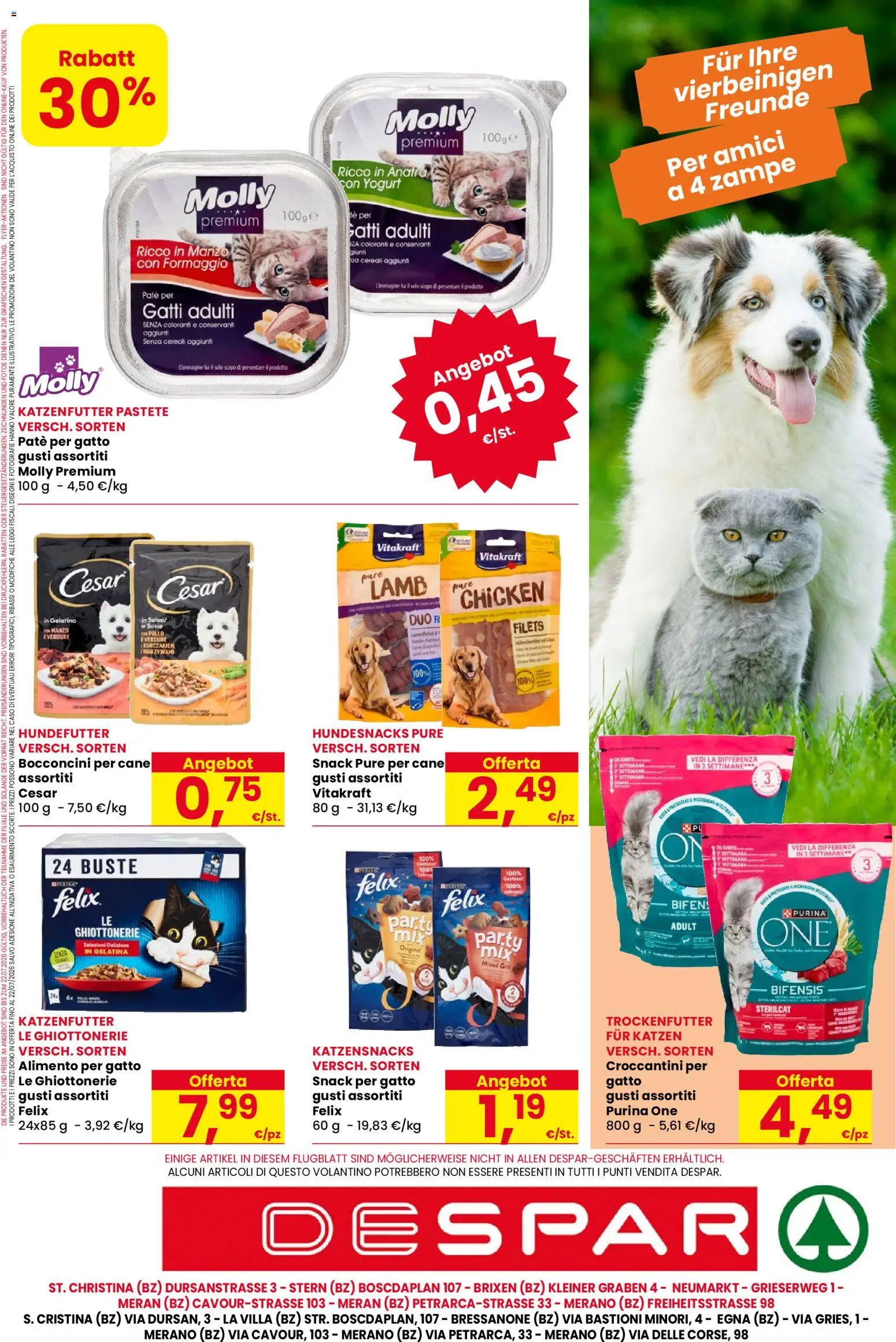 Volantino Despar del 09/07/2026 | Pagina: 16 | Prodotti: Paté, Yogurt, Manzo, Cereali