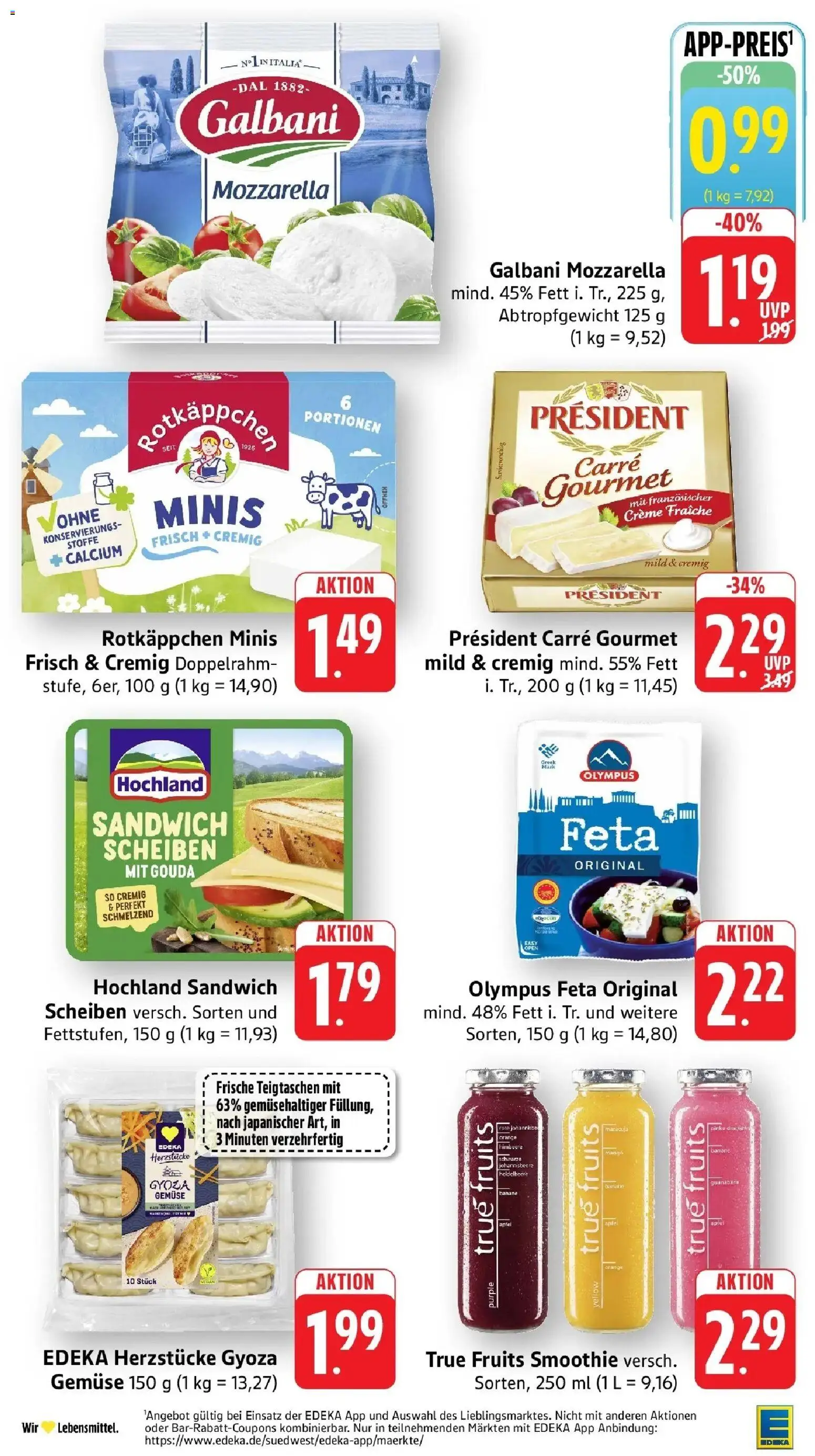 Edeka Prospekt Calw (ab 03.08.2026) » Angebote Online | Seite: 15 | Produkte: Äpfel, Gemüse, Mango, Rotkäppchen