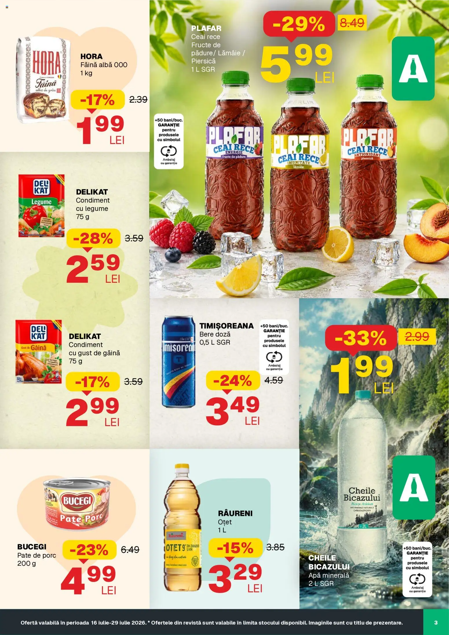 Noul catalog Annabella – valabil de la 16.07.2026 | Pagină: 3 | Produse: Pate, Bere, Ceai, Lămâie