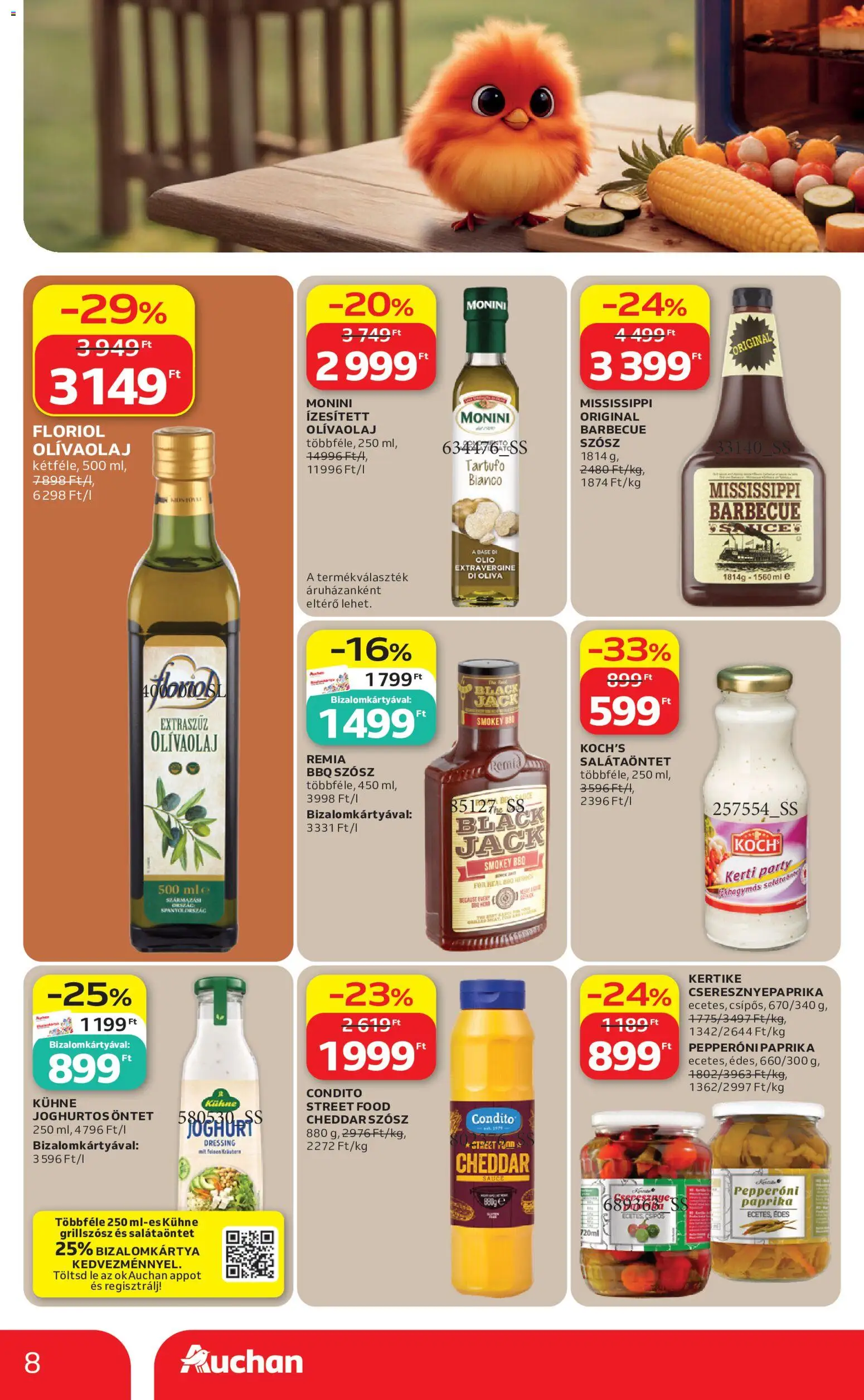 Auchan akciós ujság - amely érvényes a következő dátumtól: 2026.06.25. | Oldal: 8