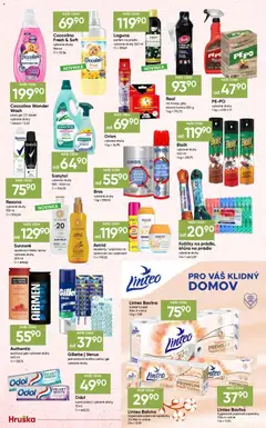 Náhled letáku Hruška katalog od 28.04.2026 | Strana: 3 | Produkty: Sprchový gel, Kolíčky, Velvet, Pepo