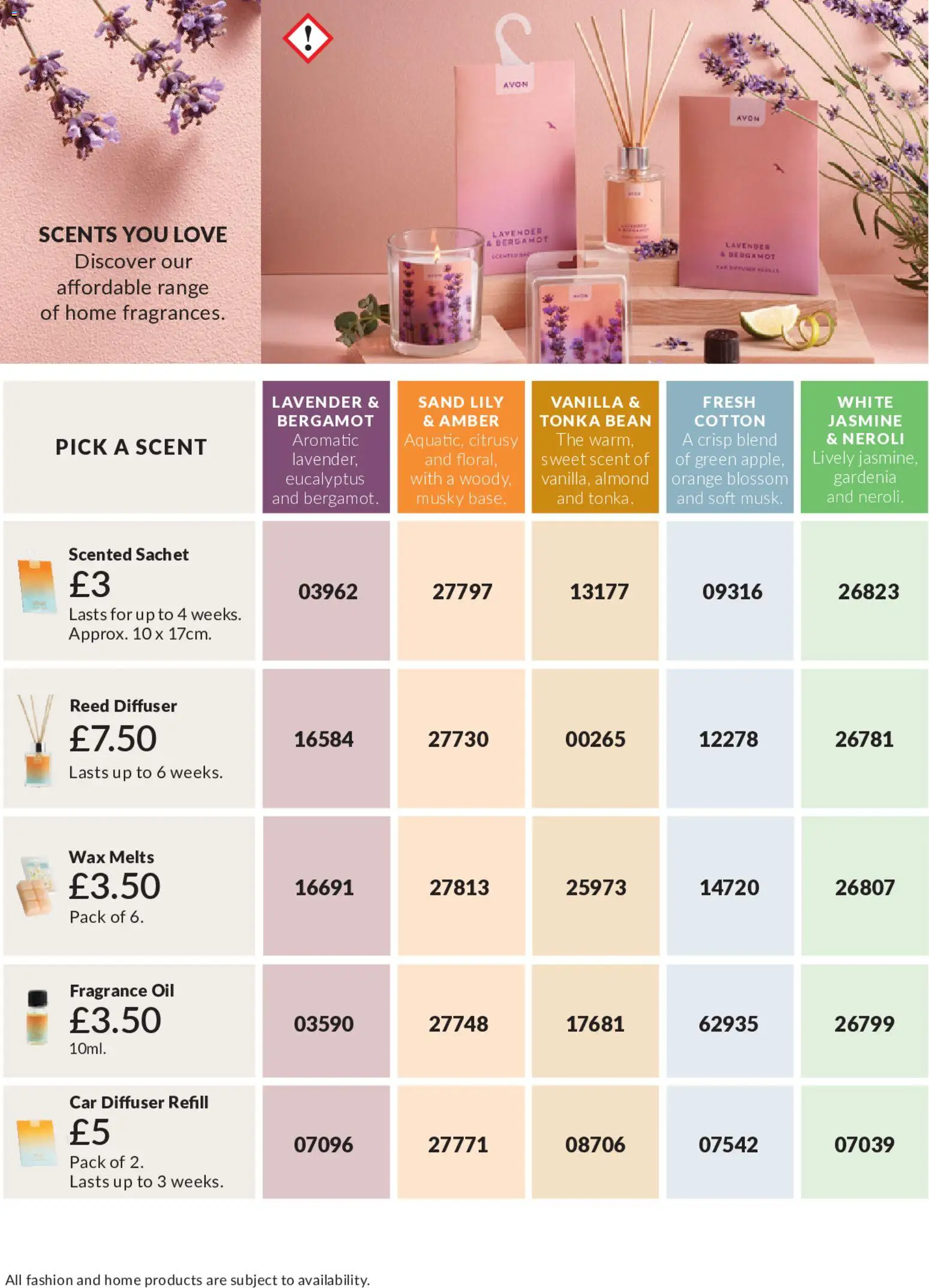 {H1} | Page: 177 | Products: Fragrance, Lavender, Vanilla, Orange