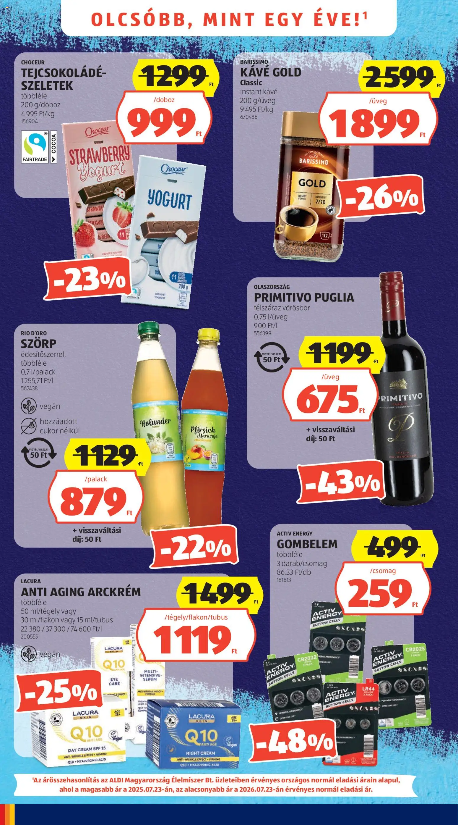Aldi akciós ujság - amely érvényes a következő dátumtól: 2026.07.23. | Oldal: 4