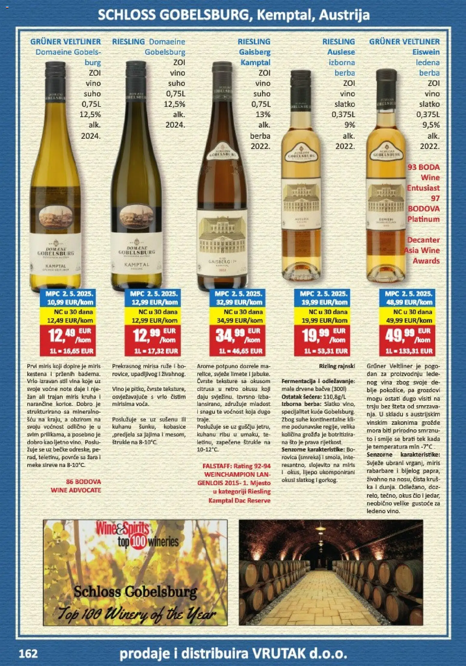 Vrutak katalog | vrijedi od 01.11.2025 | Stranica: 162 | Proizvodi: Miris, Vino, Kobasice, Grožđe