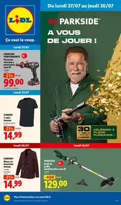 LIDL - Prévisualisation de LIDL catalogue les bonnes affaires Exclu Web valide à partir de 27/07/2026
