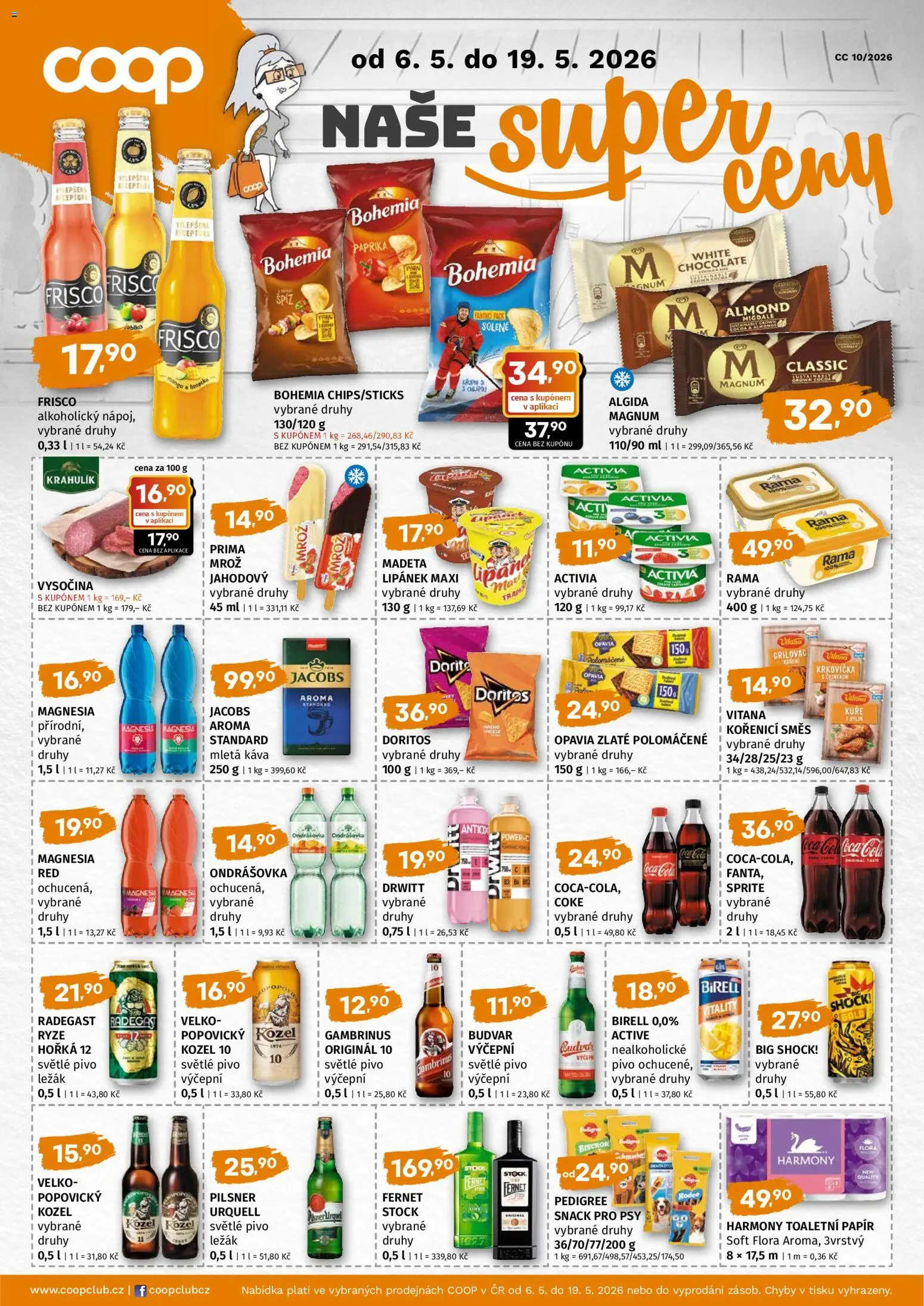 Trefa leták - COOP naše super ceny od 06.05.2026 | Strana: 1