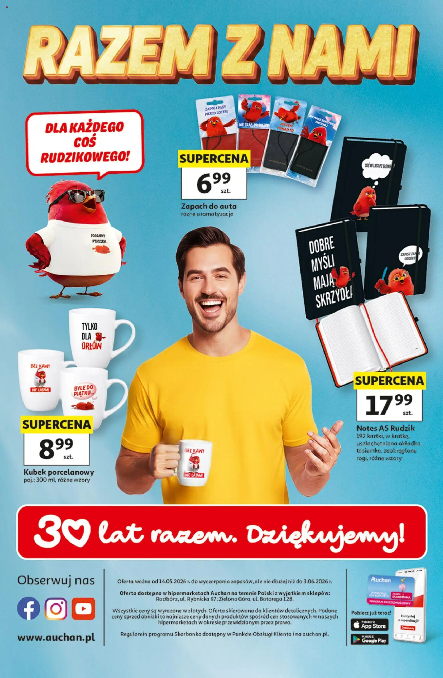 Auchan gazetka - Świętujcie Razem z Nami 30 Lat od 14.05.2026 | Strona: 3