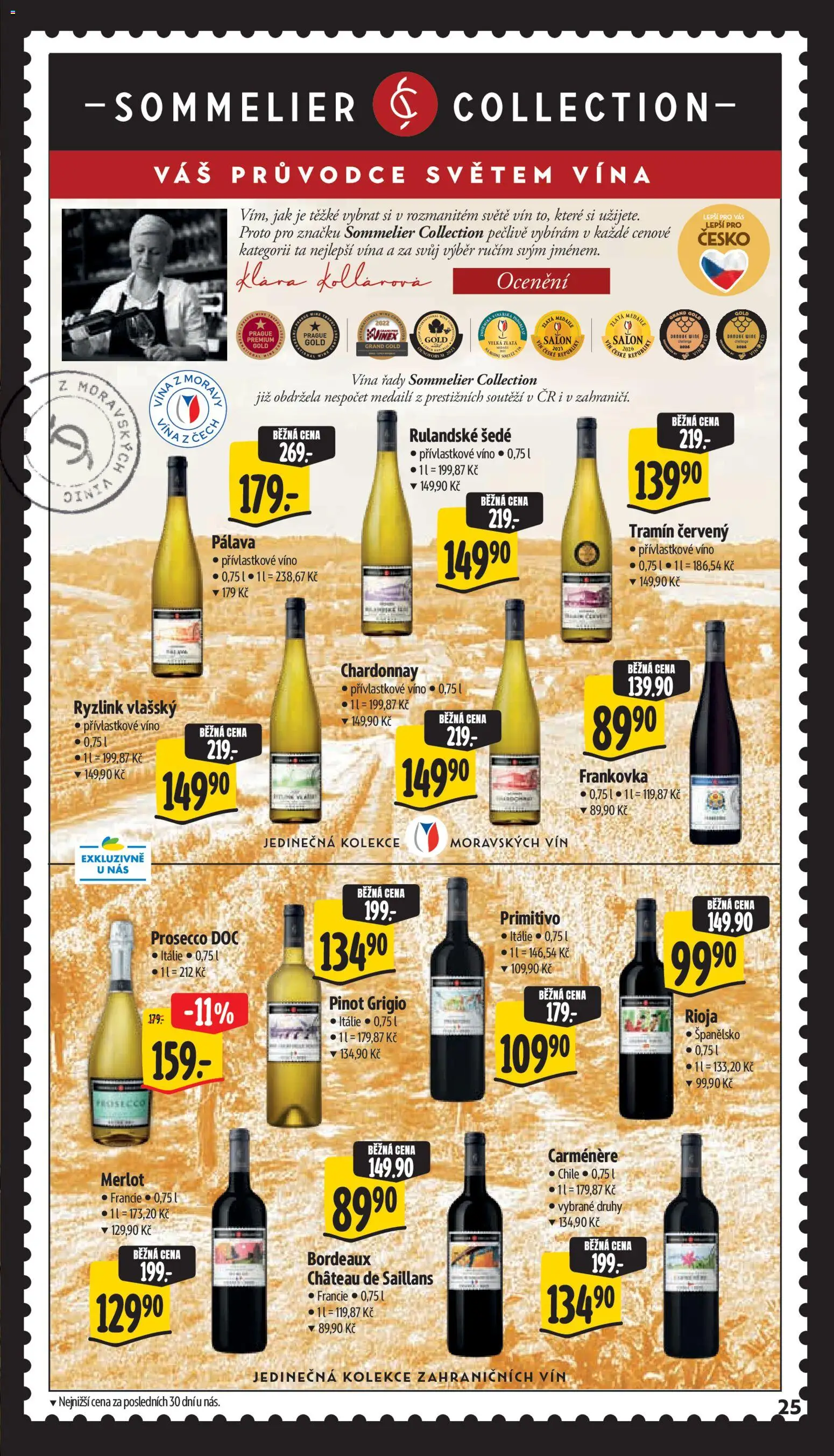 Albert leták - Hypermarket - Znojmo od 14.10.2026 | Strana: 44 | Produkty: Prosecco, Víno, Merlot, Tramín červený