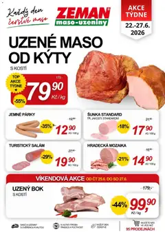 Náhled letáku Prodejny Zeman leták od 22.06.2026