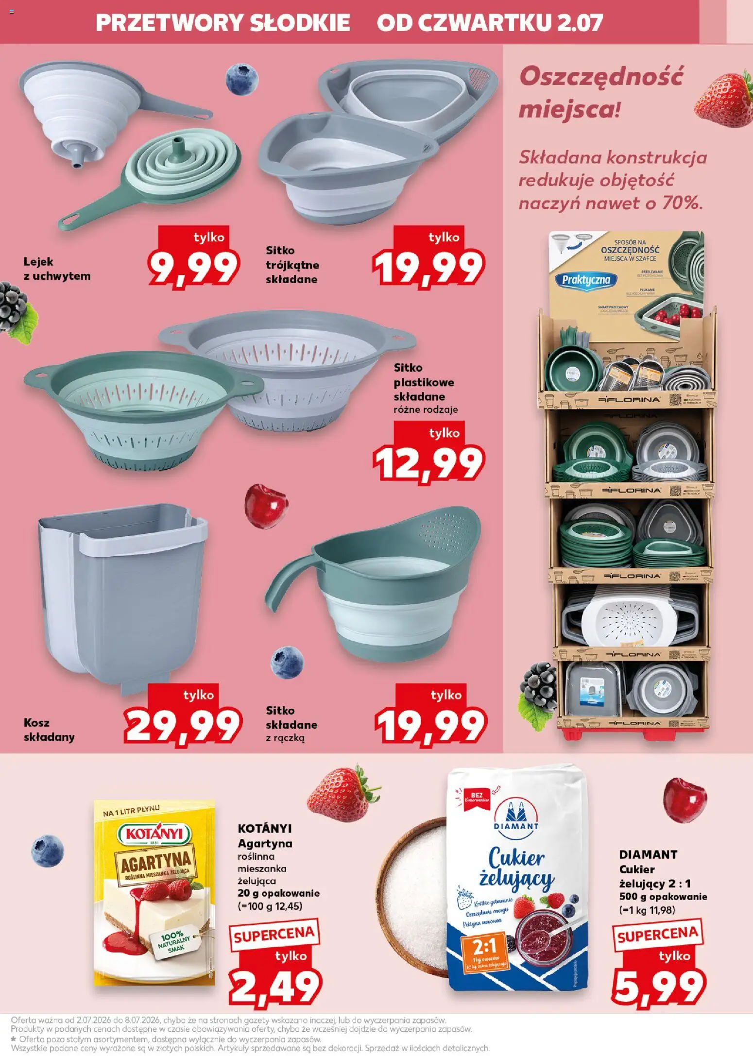 Kaufland Polsko leták - Kochamy przetwory od 02.07.2026 | Strana: 9 | Produkty: Sítko