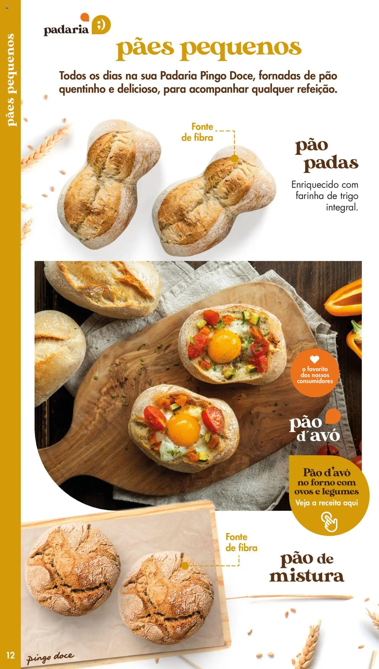 Pingo Doce - Catálogo-Padaria │ válido de 20/05/2025 | Página: 12 | Produtos: Farinha de trigo, Padaria, Legumes, Farinha