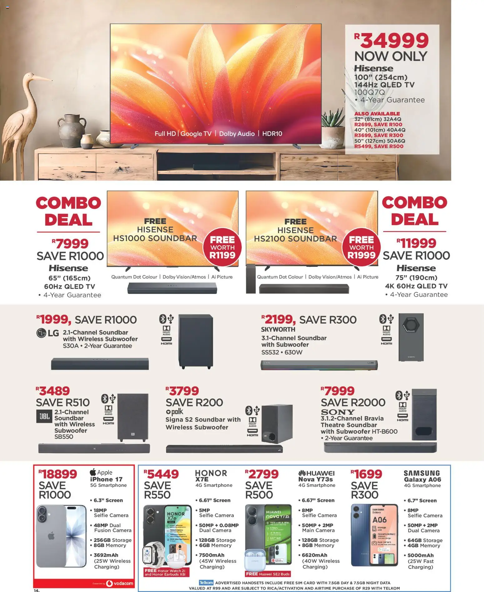 New House and Home catalogue – valid from 07/09/2026 | Page: 14 | Products: Smartphone, Earbuds, Camera, Soundbar