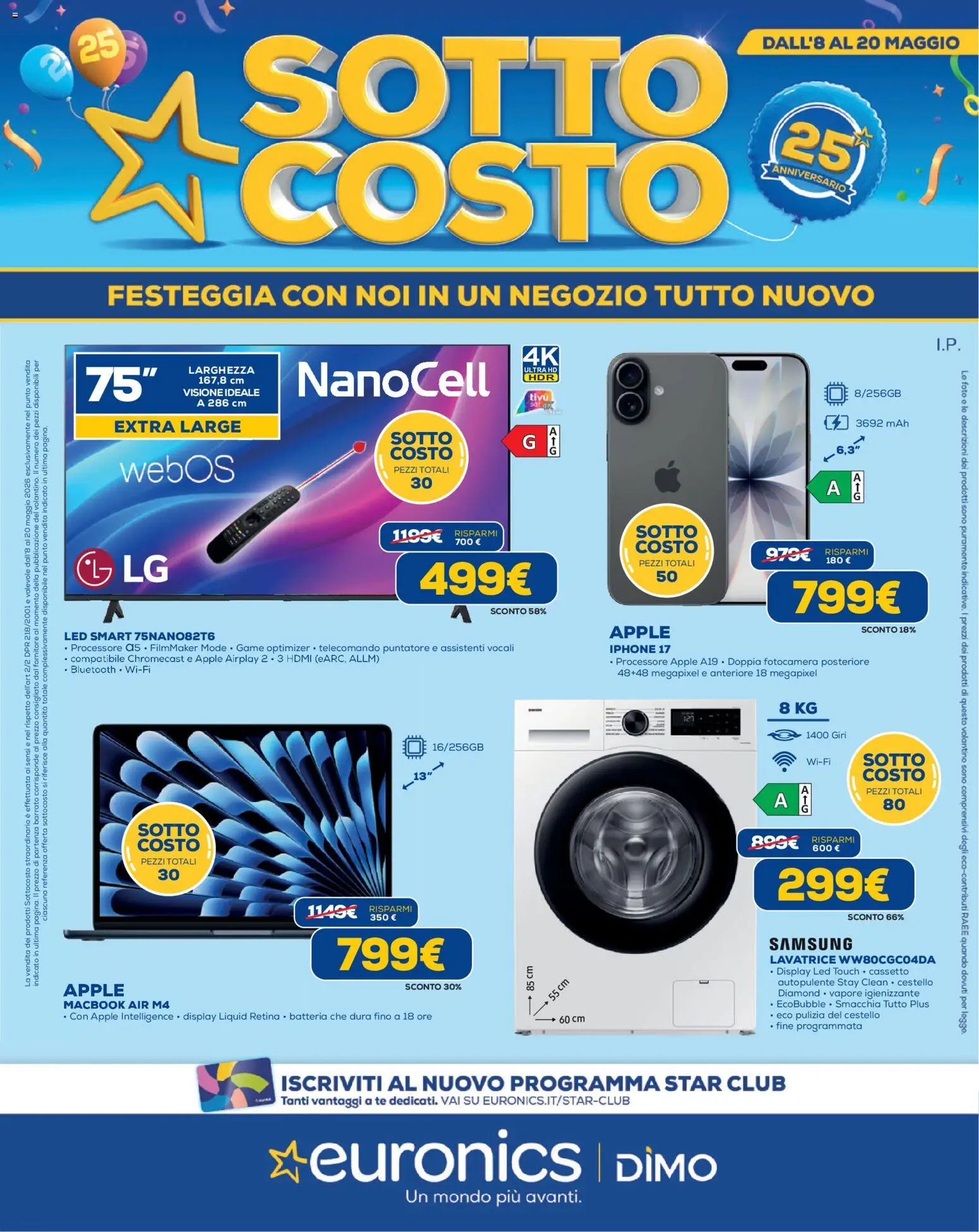 Volantino Euronics del 08.05.2026 | Pagina: 1