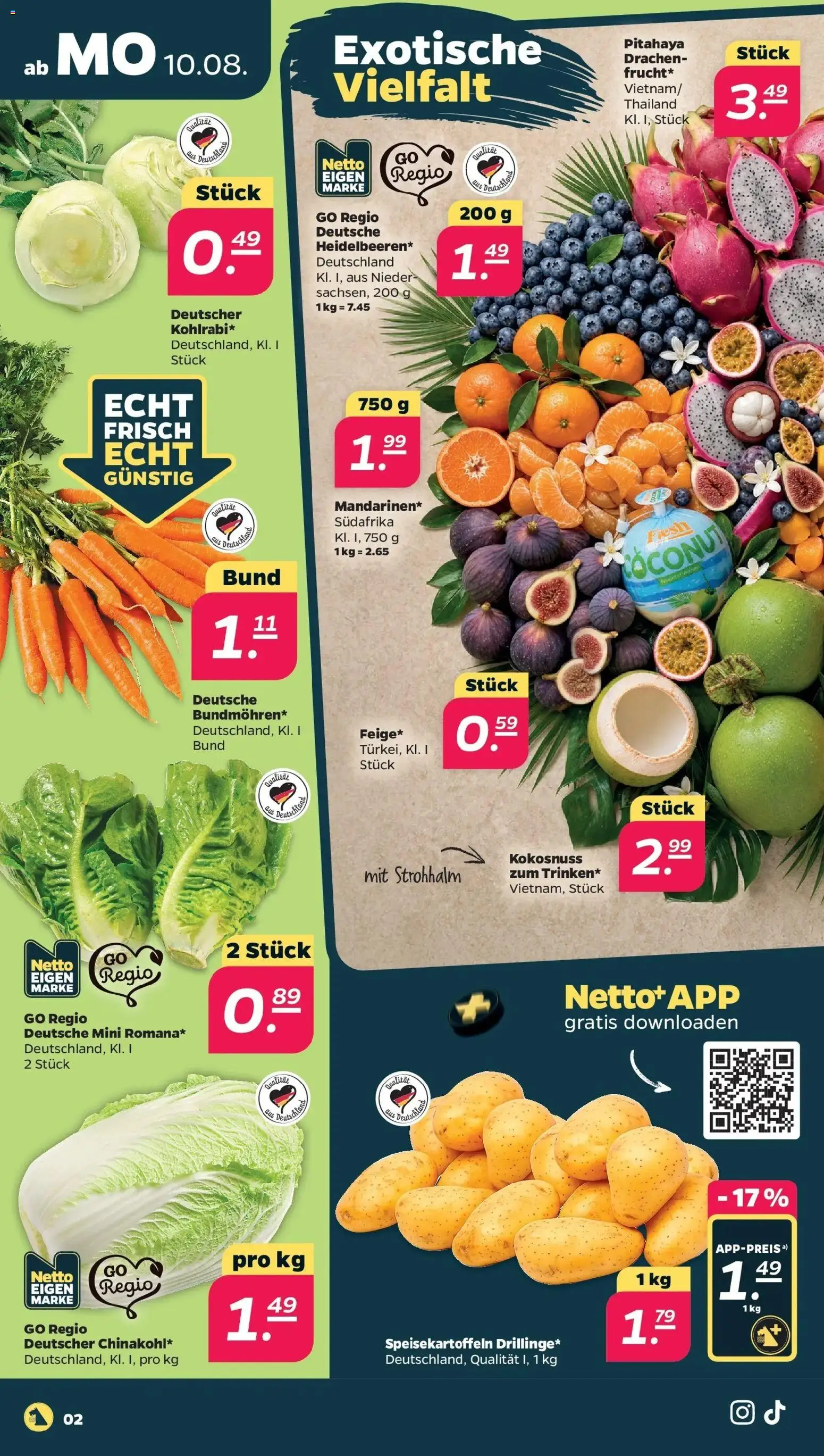 Netto - Netto APS : Wochenangebote ab 10.08.2026 → Angebote nächste Woche | Seite: 2