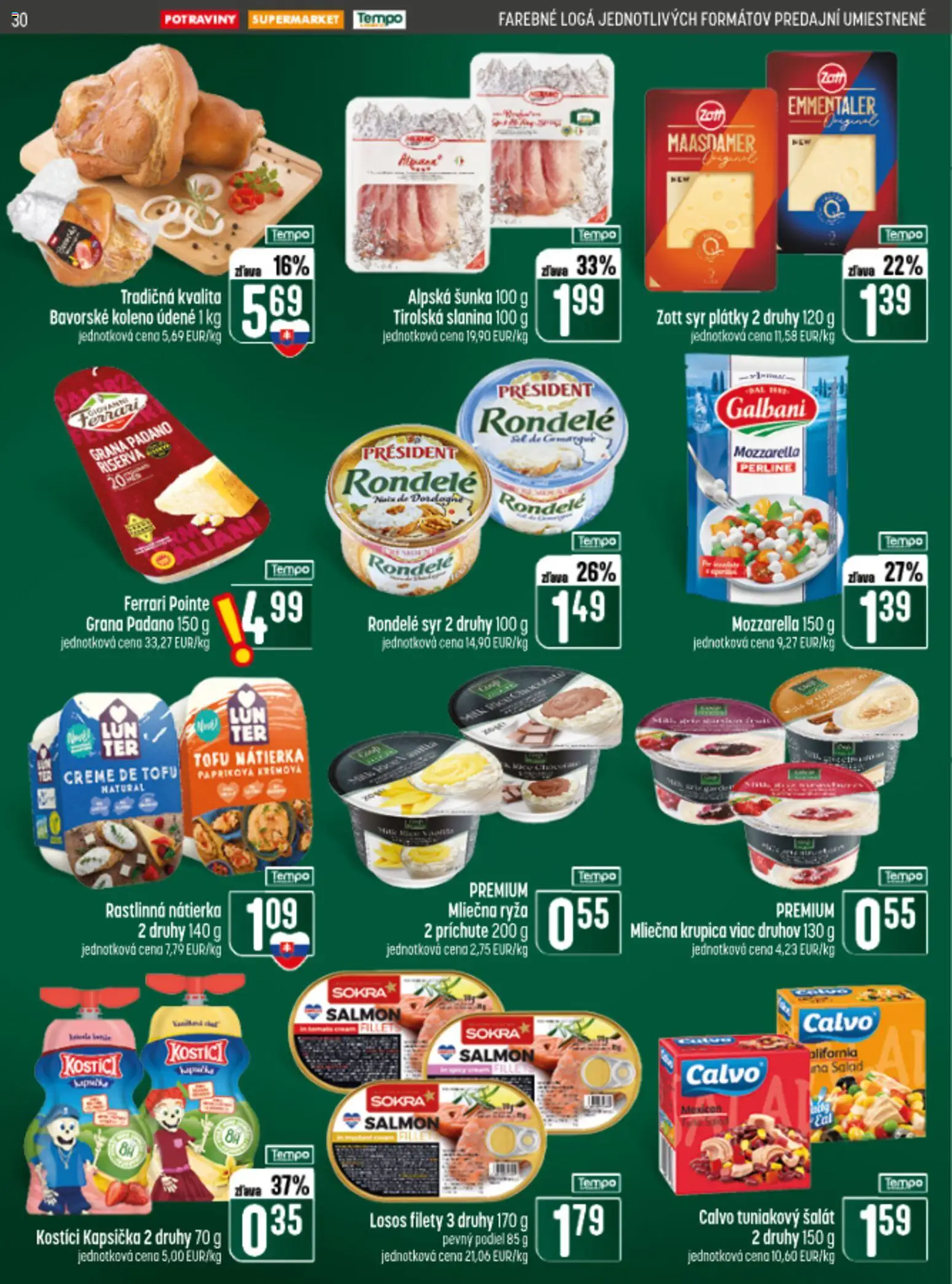 Nové COOP Jednota akcie – leták je platný od 10.09.2026 | Strana: 30