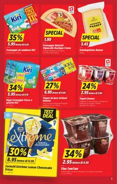 Denner aktionen IT ab 06.08.2026 gültig | Seite: 3 | Produkte: Actimel, Himbeere, Pasta, Creme