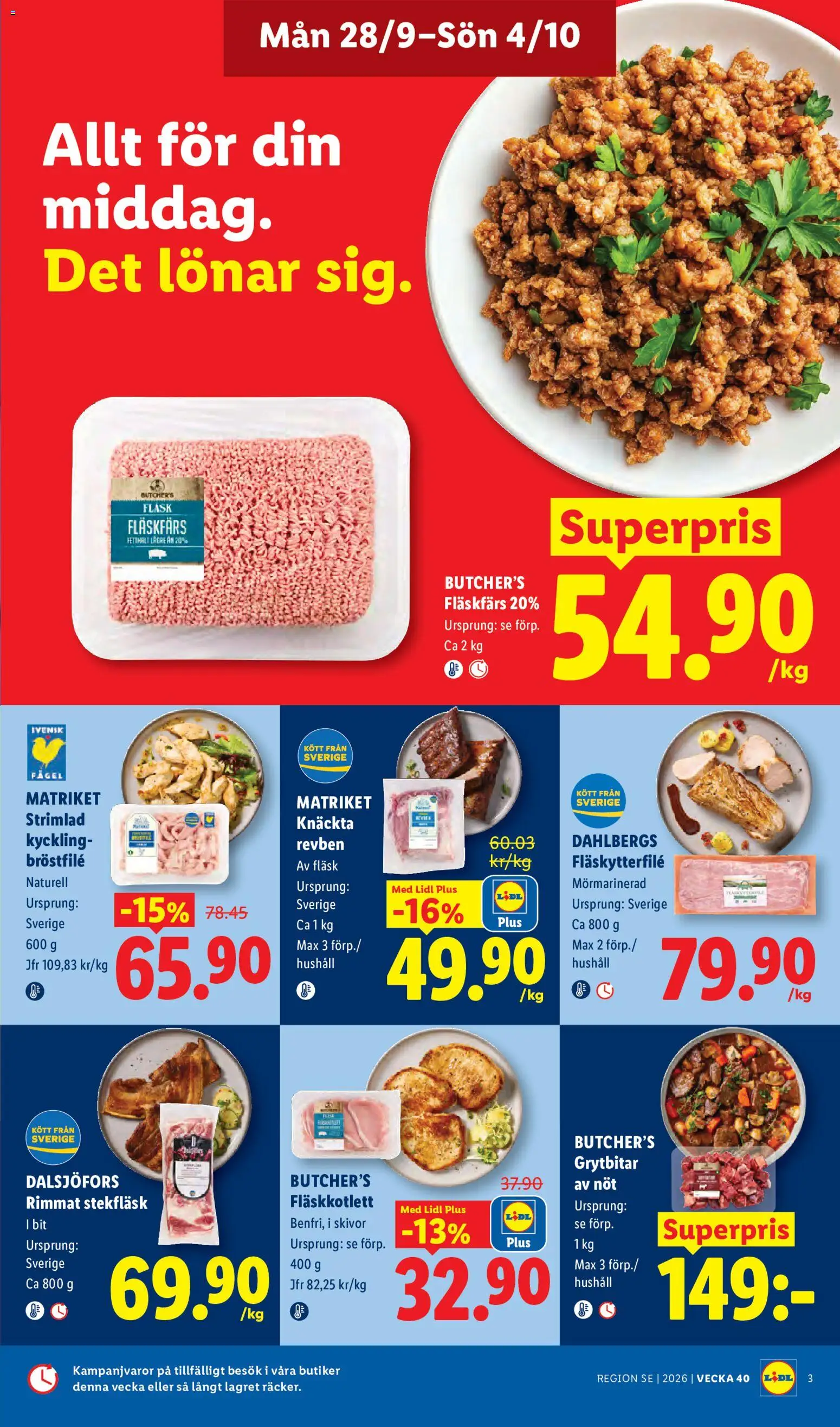 Lidl reklamblad aktuell från 28/09/2026 | Sida: 3