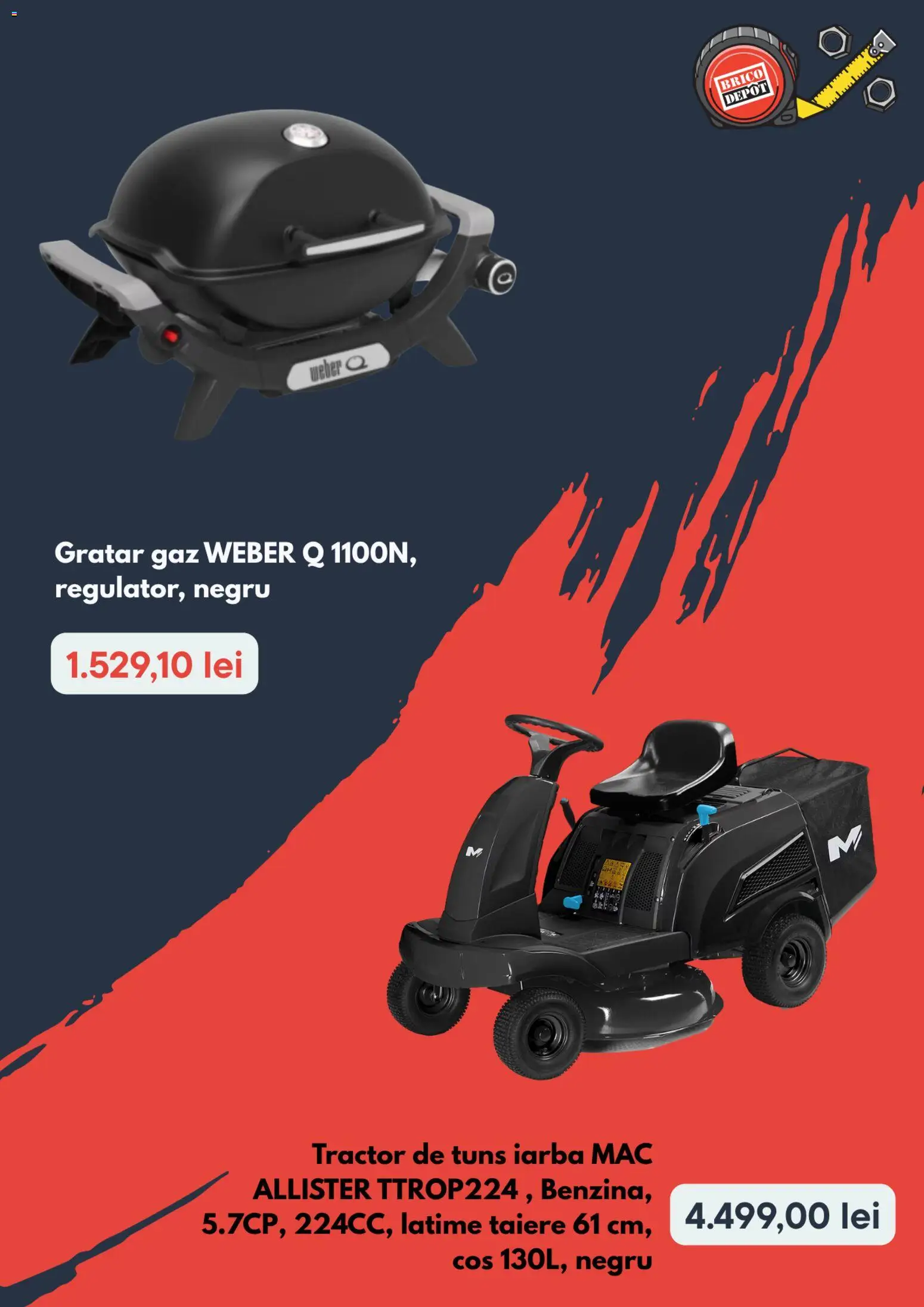 Noul catalog Brico Depot – valabil de la 03.08.2026 | Pagină: 4 | Produse: Grătar, Coș