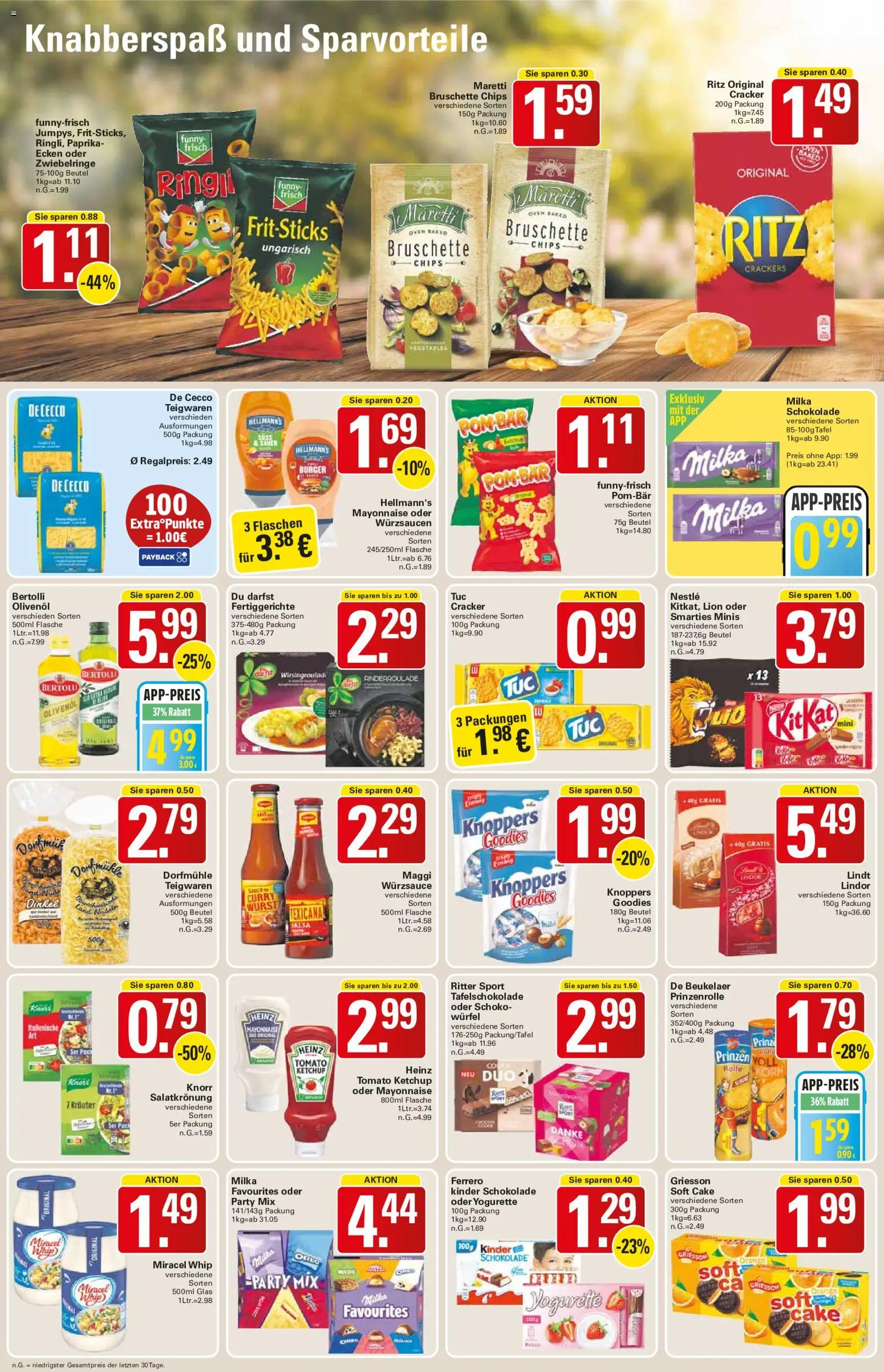 WEZ Prospekt – gültig ab 01.06.2026 | Seite: 12 | Produkte: Yogurette, Smarties, Miracel whip, Paprika