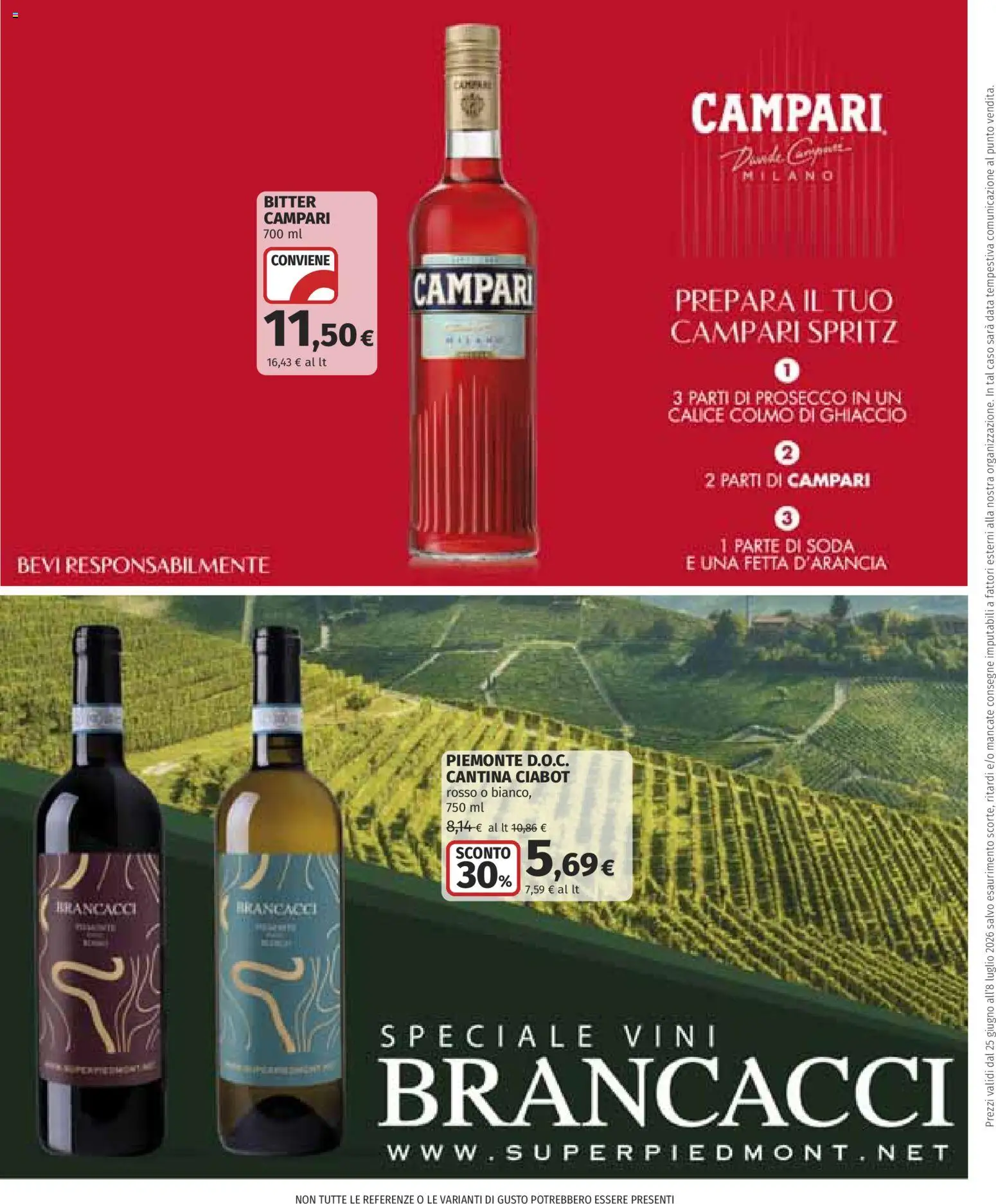 Volantino COOP del 25/06/2026 | Pagina: 22 | Prodotti: Calice, Prosecco, Data