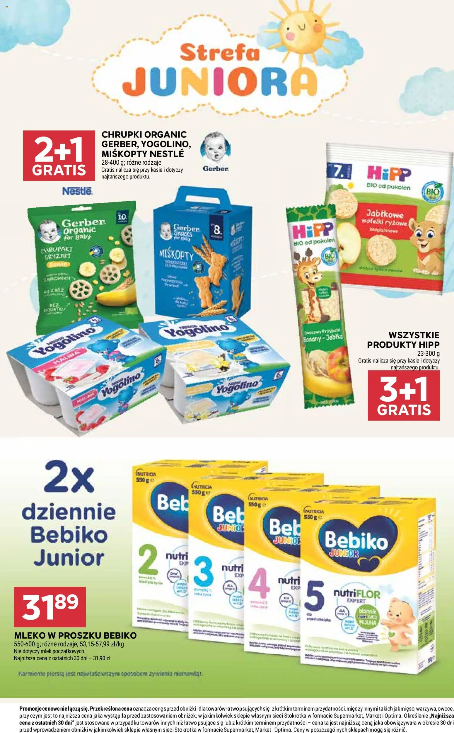 Stokrotka gazetka od 30.07.2026 | Strona: 39 | Produkty: Stokrotka, Chrupki, Bebiko, Owoce