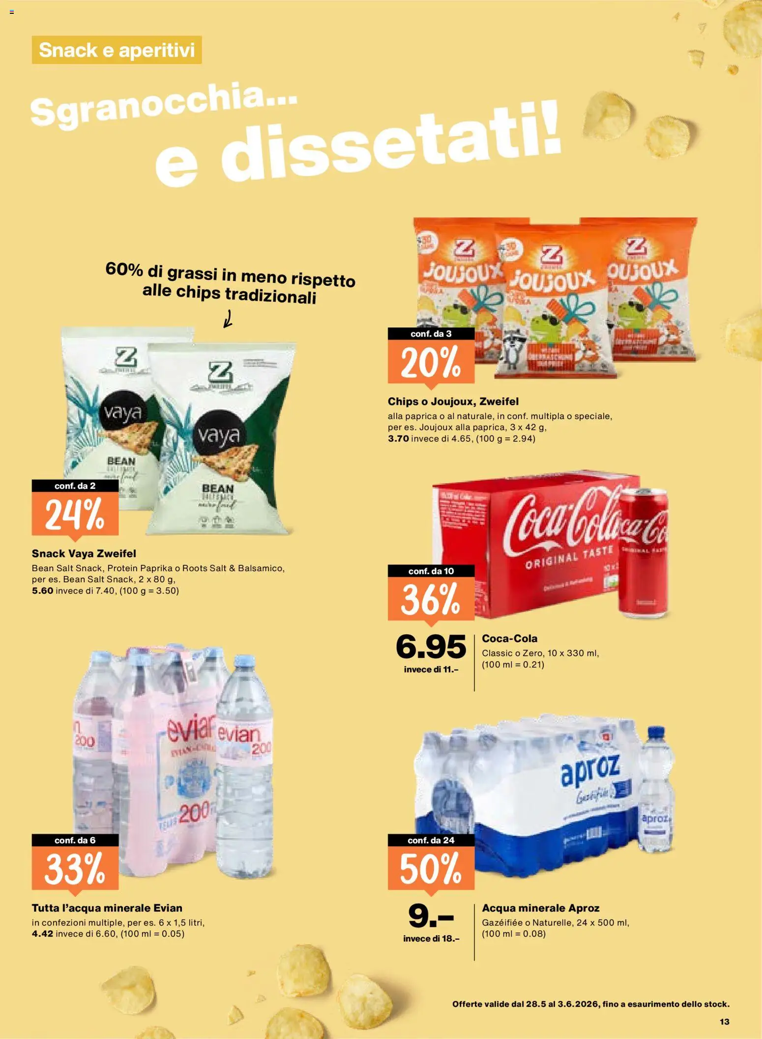 Migros aktionen IT – gültig ab 28.05.2026 | Seite: 13 | Produkte: Chips