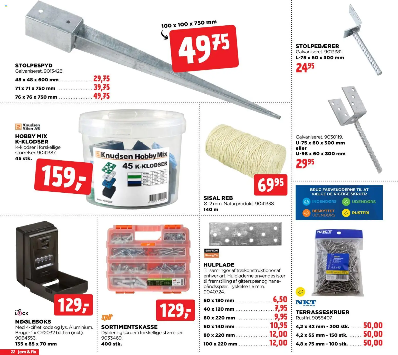 Jem & fix tilbudsavis – gyldig fra 17.05.2026 | Side: 22 | Produkter: Batteri
