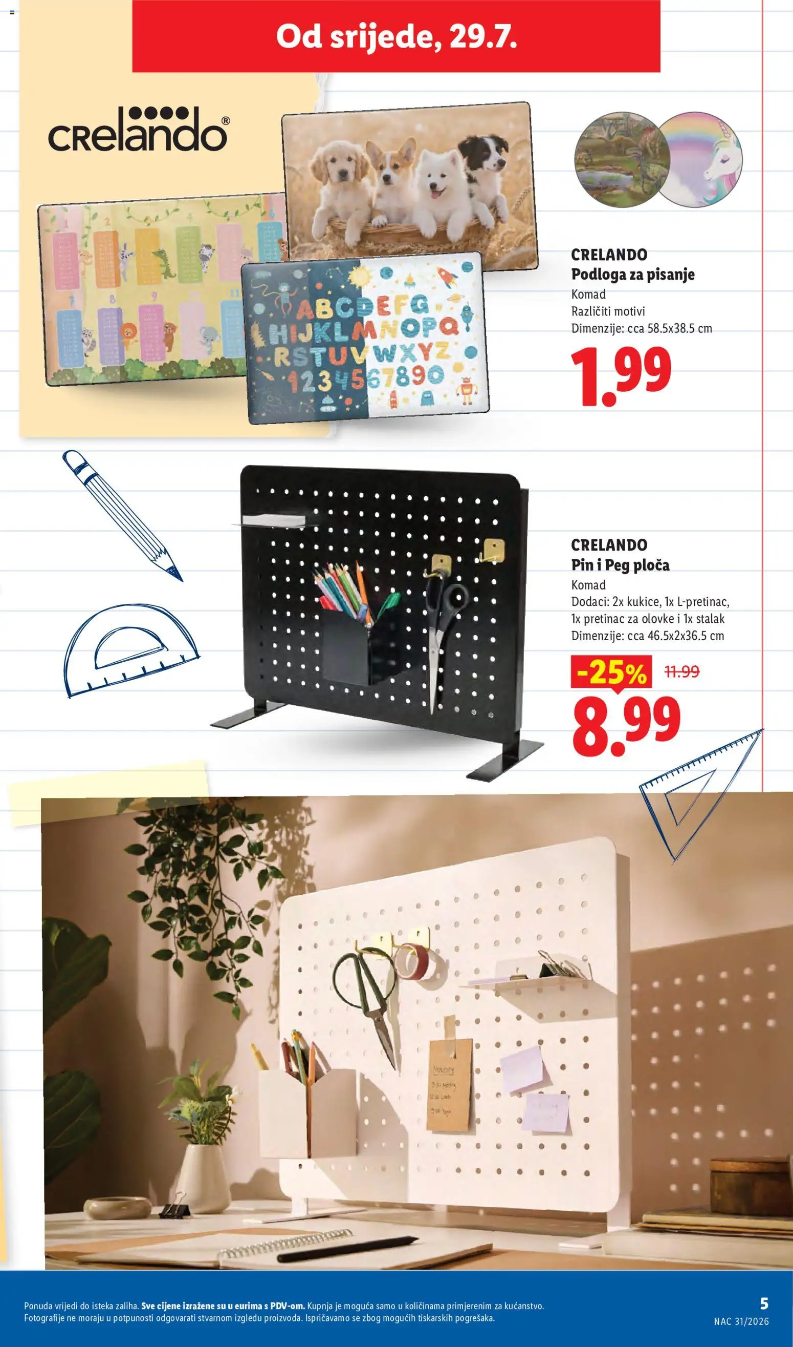 Lidl katalog | vrijedi od 29.07.2026 | Stranica: 5