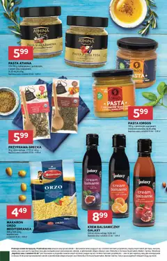 Pogląd oferty "Stokrotka gazetka - Grecja od kuchni" - ważna od 14.05.2026 | Strona: 7 | Produkty: Makaron orzo, Krem balsamiczny, Stokrotka, Makaron