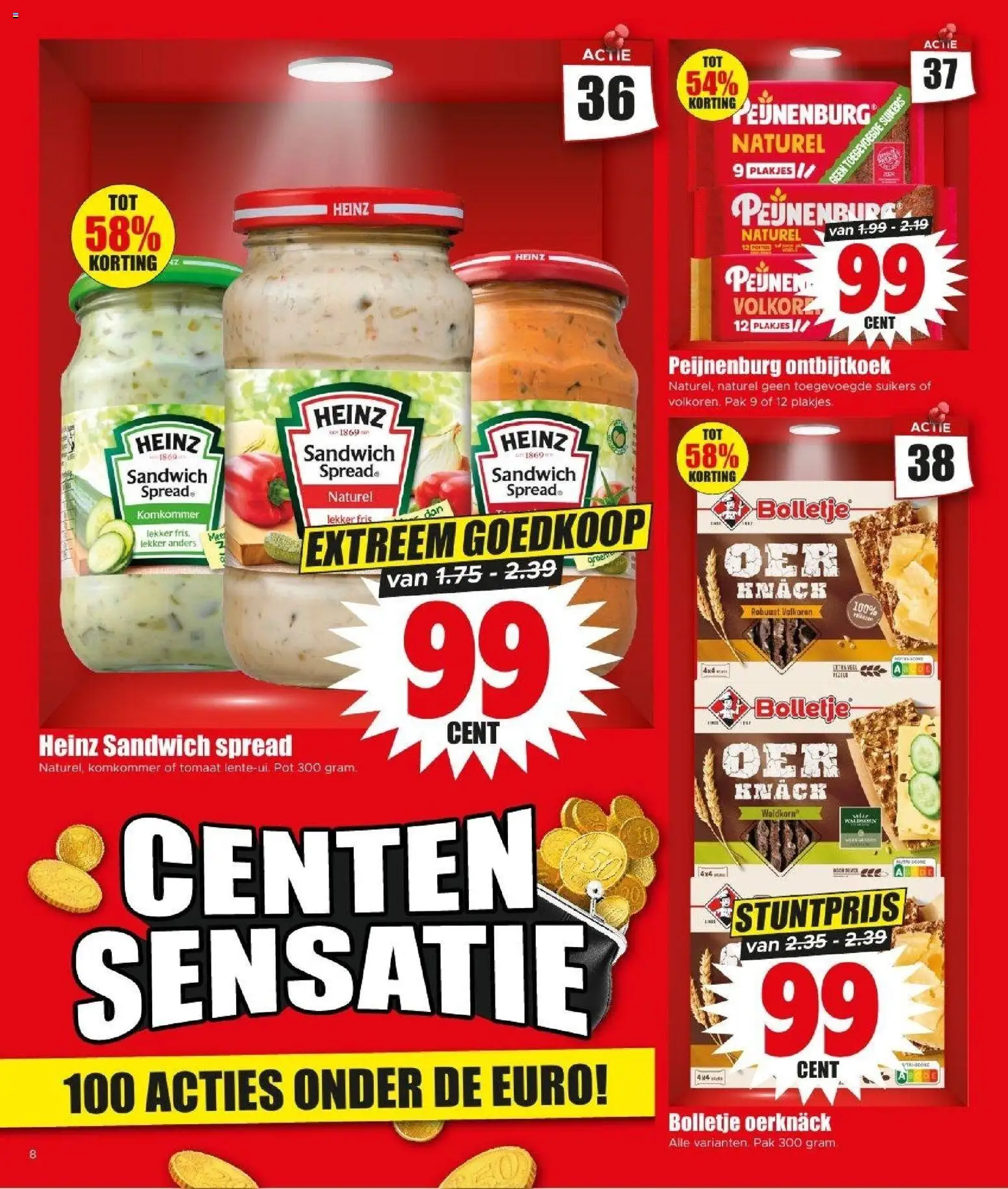 {H1} | Pagina: 8 | Producten: Sandwich, Tomaat, Komkommer, Pot