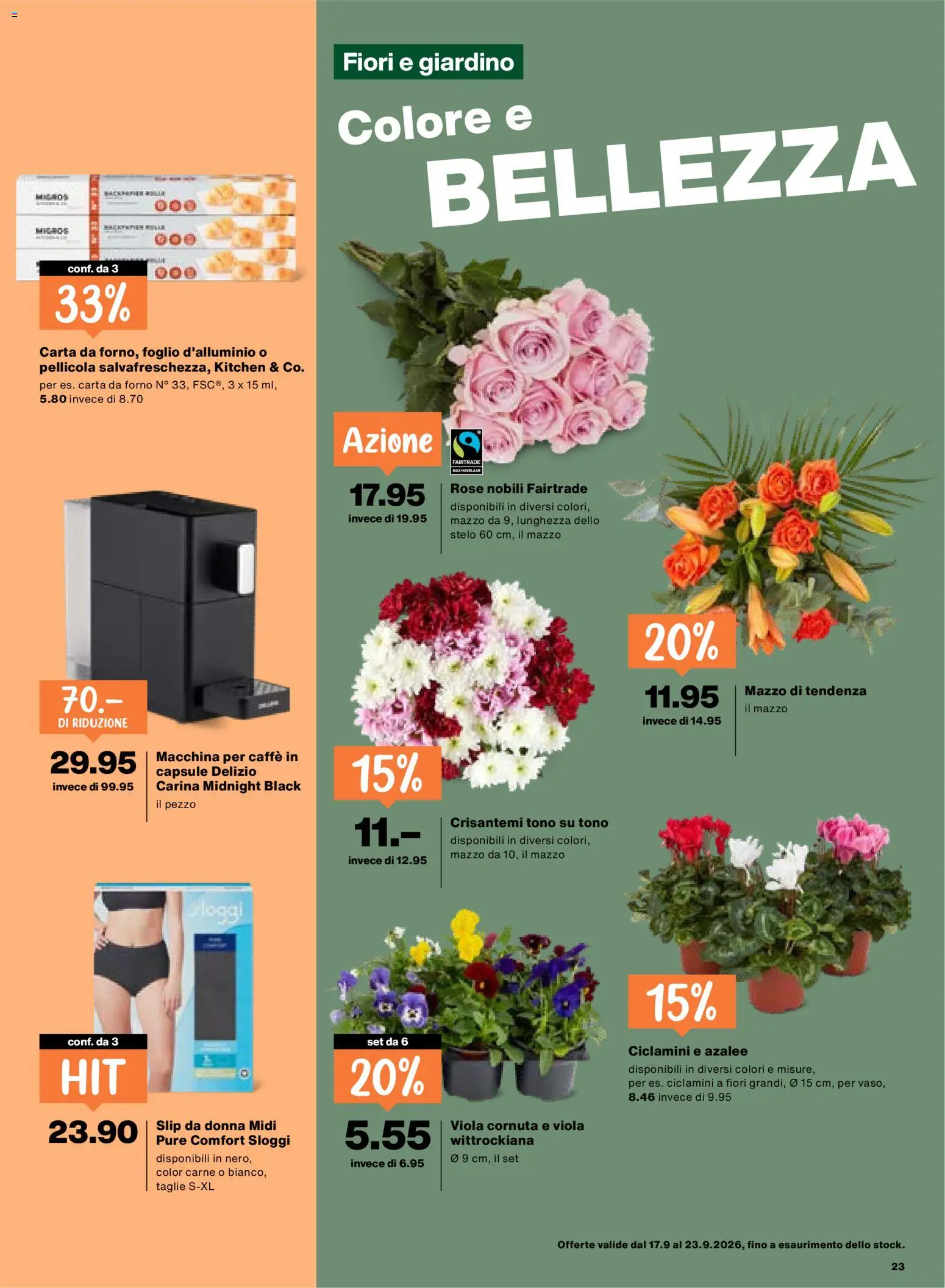 Migros aktionen IT – gültig ab 17.09.2026 | Seite: 23 | Produkte: Slip