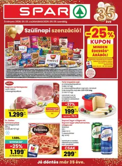 Spar akciós újság - amely érvényes a következő dátumtól: 2026.09.03.