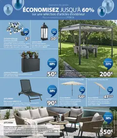 Jysk - Prévisualisation de Jysk prospectus valide à partir de 14.04.2026 | Page: 3 | Produits: Bain de soleil, Jardinière, Mousse, Canapé
