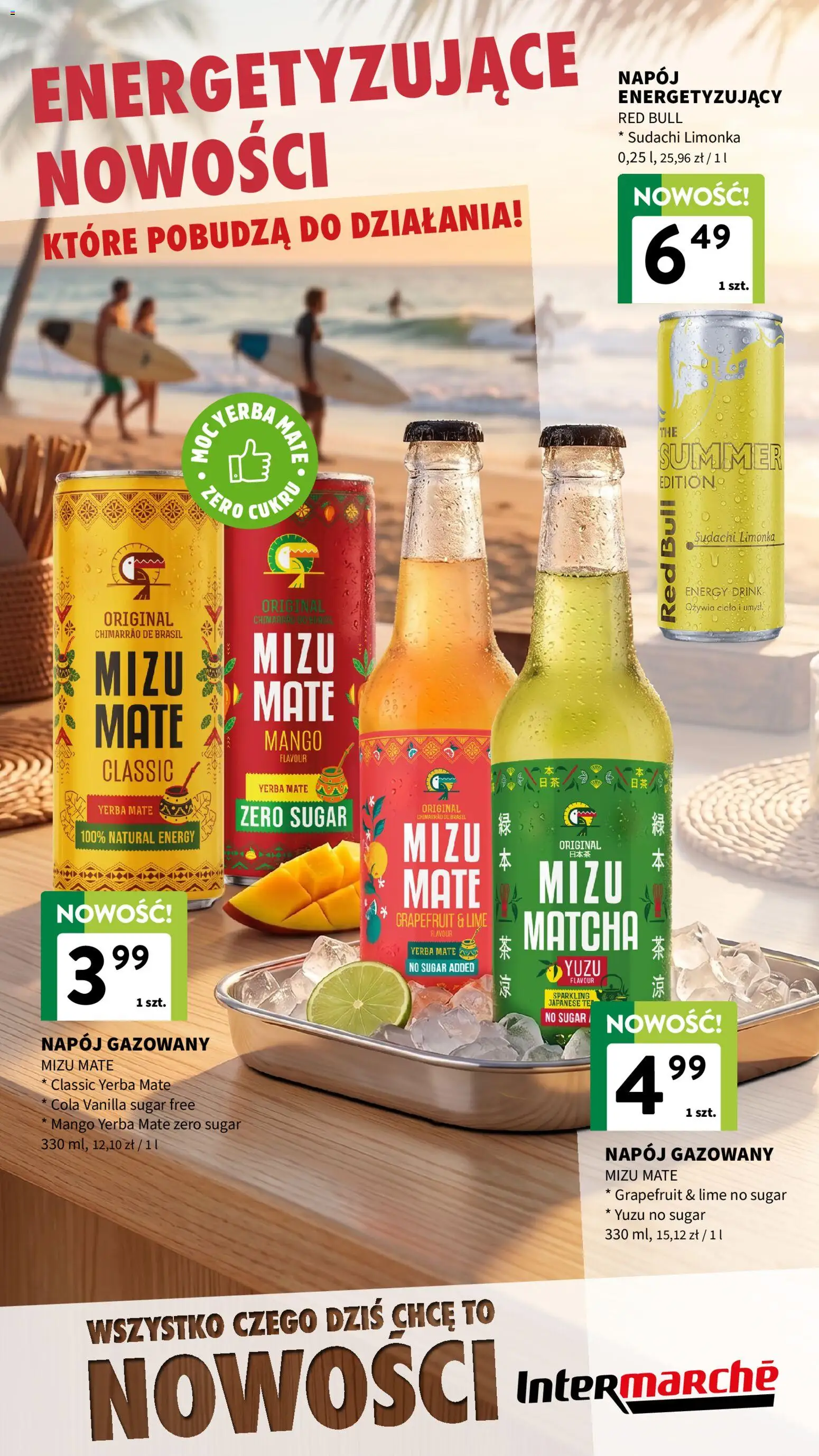 Intermarche gazetka - Nowości od 16.07.2026 | Strona: 2 | Produkty: Mango, Limonka, Red bull, Yerba mate