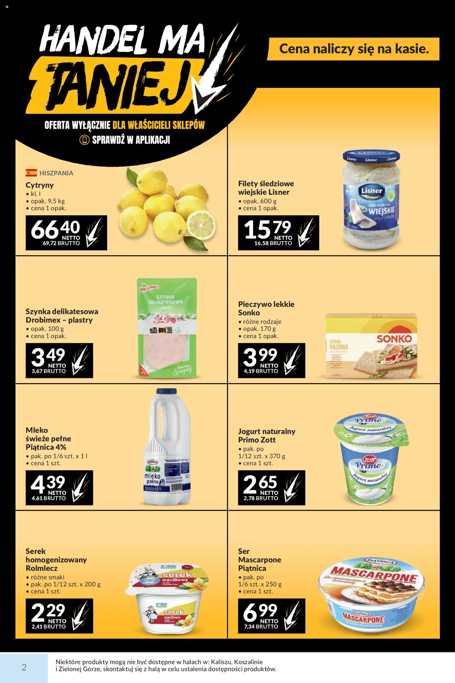 Makro gazetka od 13.10.2026 | Strona: 2 | Produkty: Pieczywo, Serek homogenizowany, Serek, Piątnica